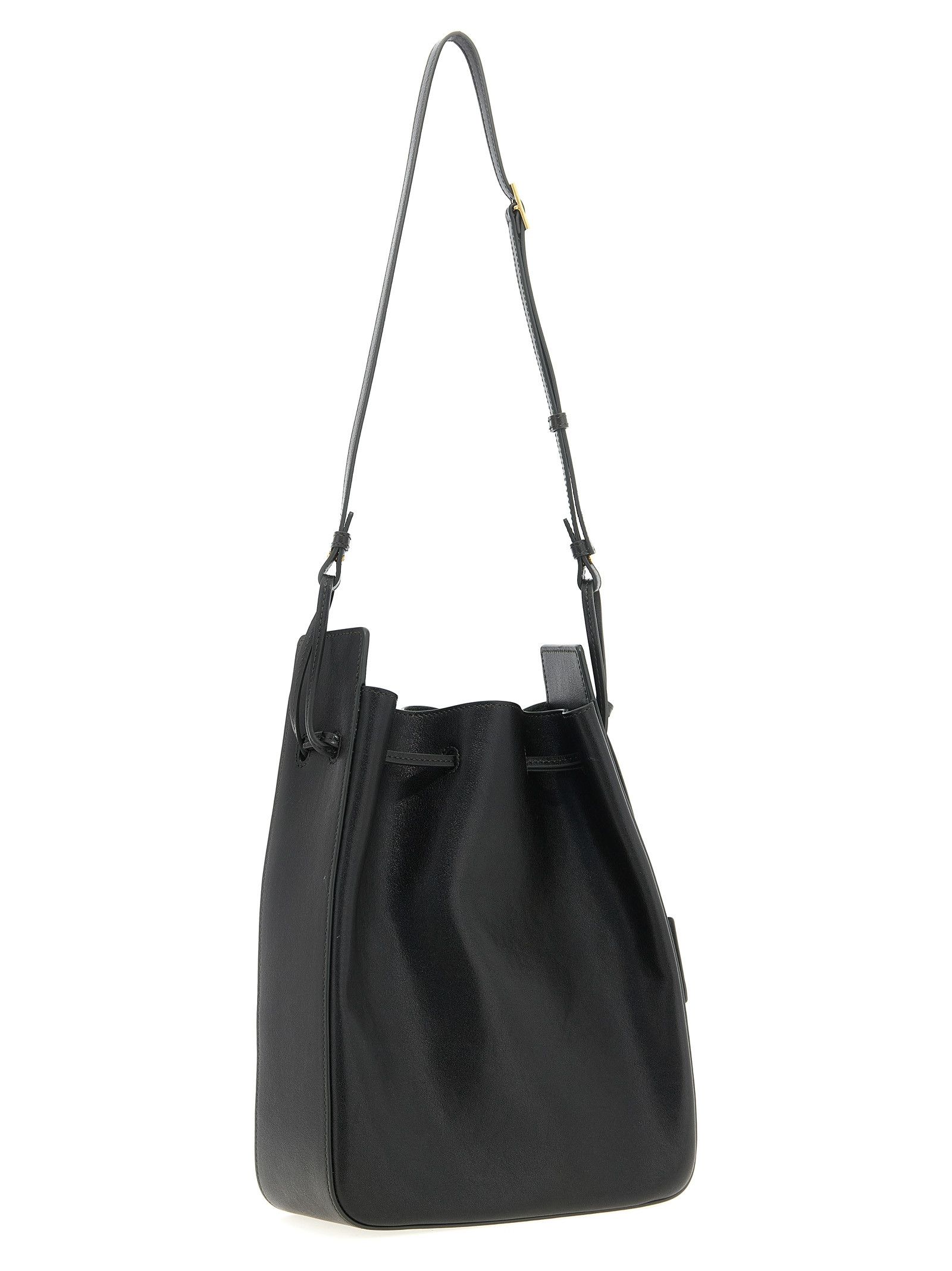 Saint Laurent Paris Large Leather Bucket Bag Size ONE SIZE - 2 Thumbnail
