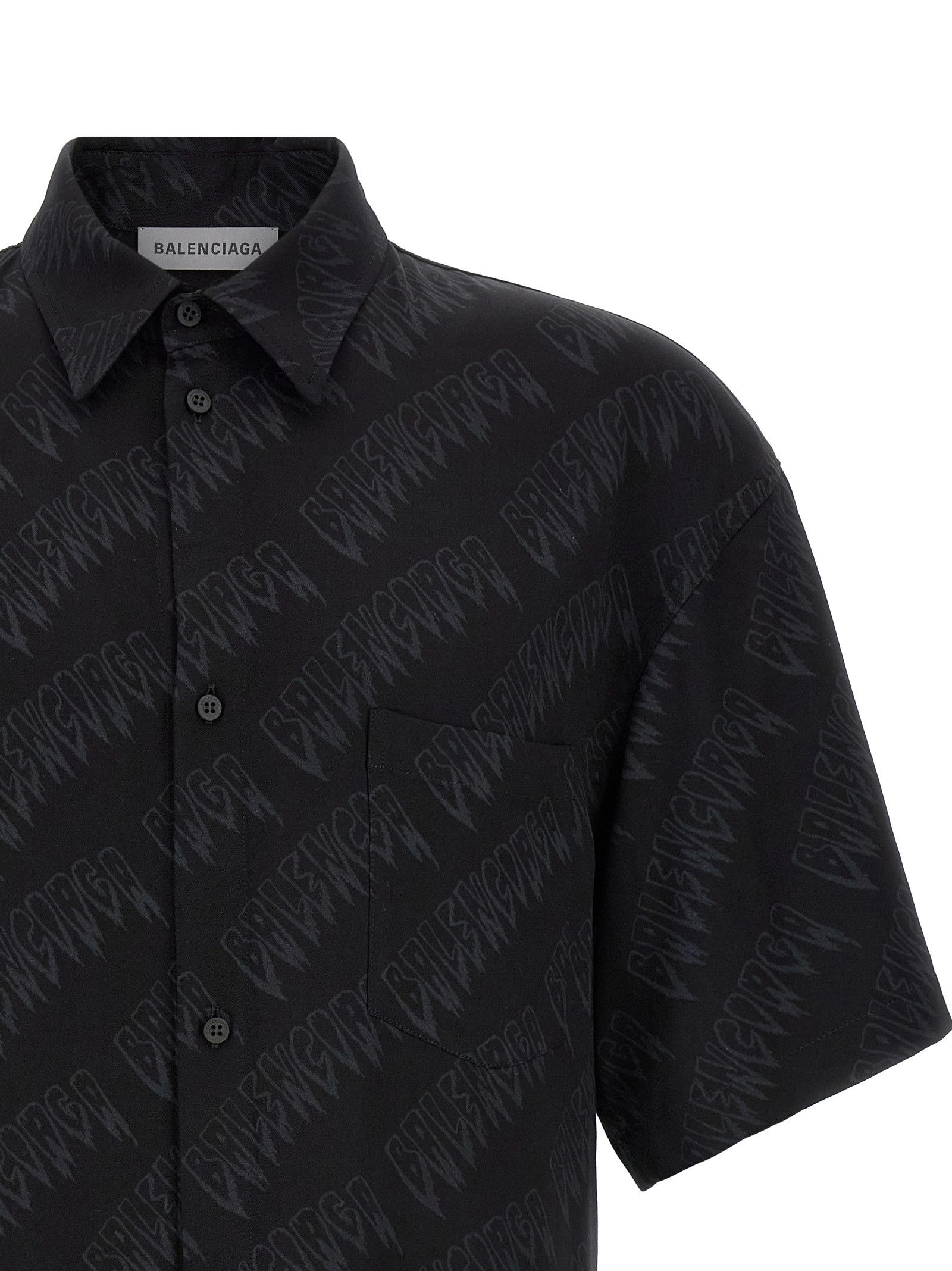 Balenciaga Logo Shirt Size US M / EU 48-50 / 2 - 3 Thumbnail