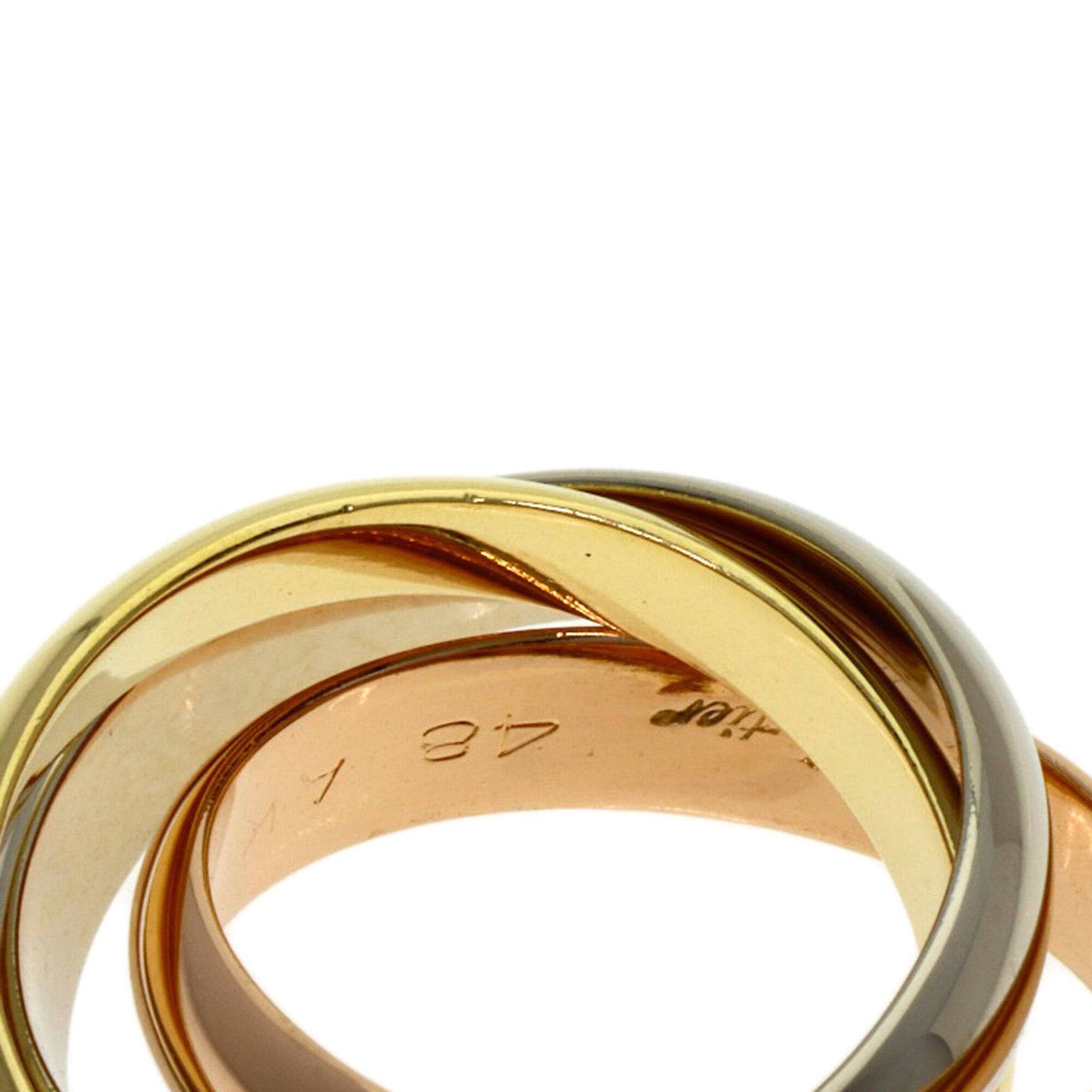 Cartier Cartier Trinity #48 Ring, 18K Yellow Gold/18K White Pink Gold, Women's, CARTIER Size ONE SIZE - 8 Thumbnail