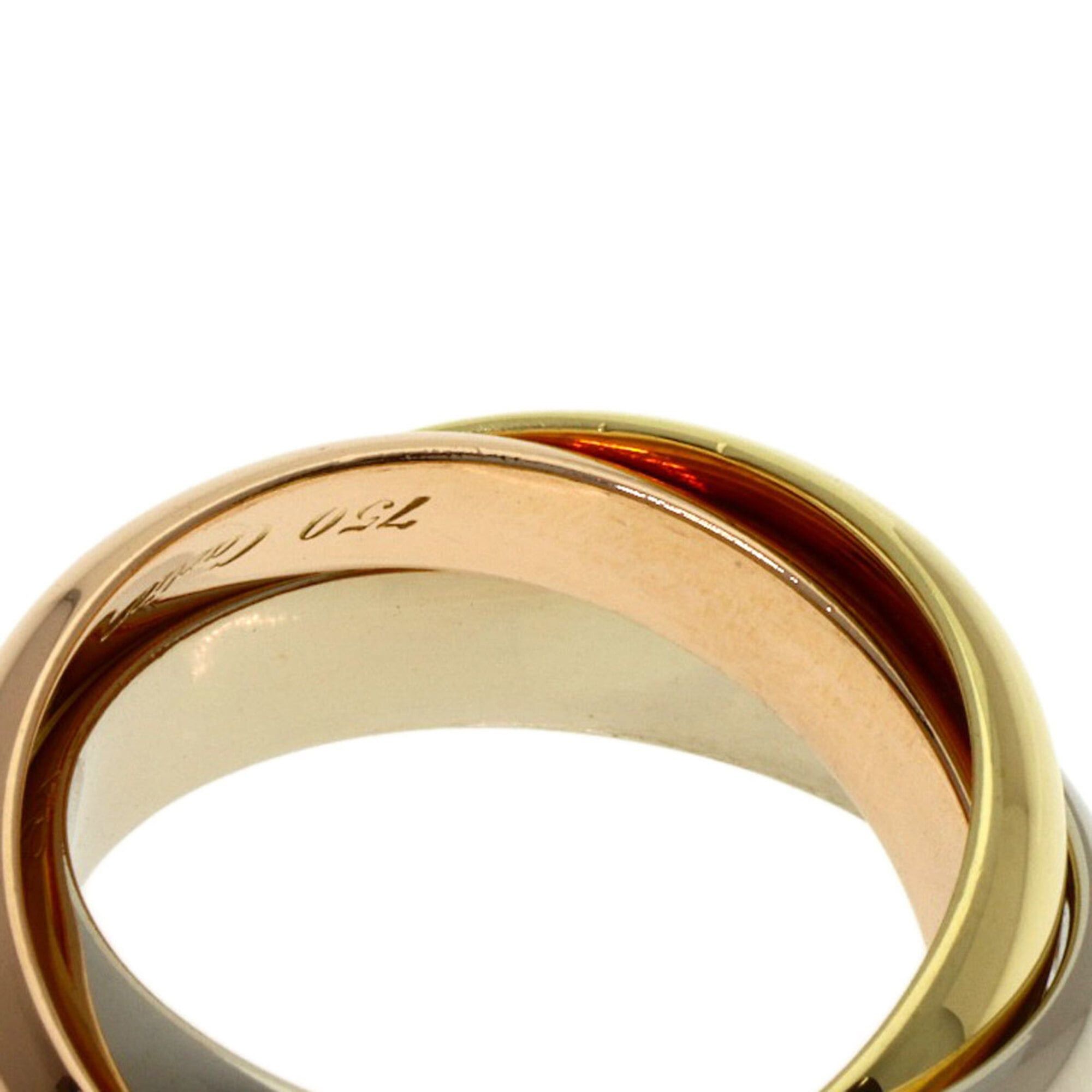 Cartier Cartier Trinity #48 Ring, 18K Yellow Gold/18K White Pink Gold, Women's, CARTIER Size ONE SIZE - 7 Thumbnail