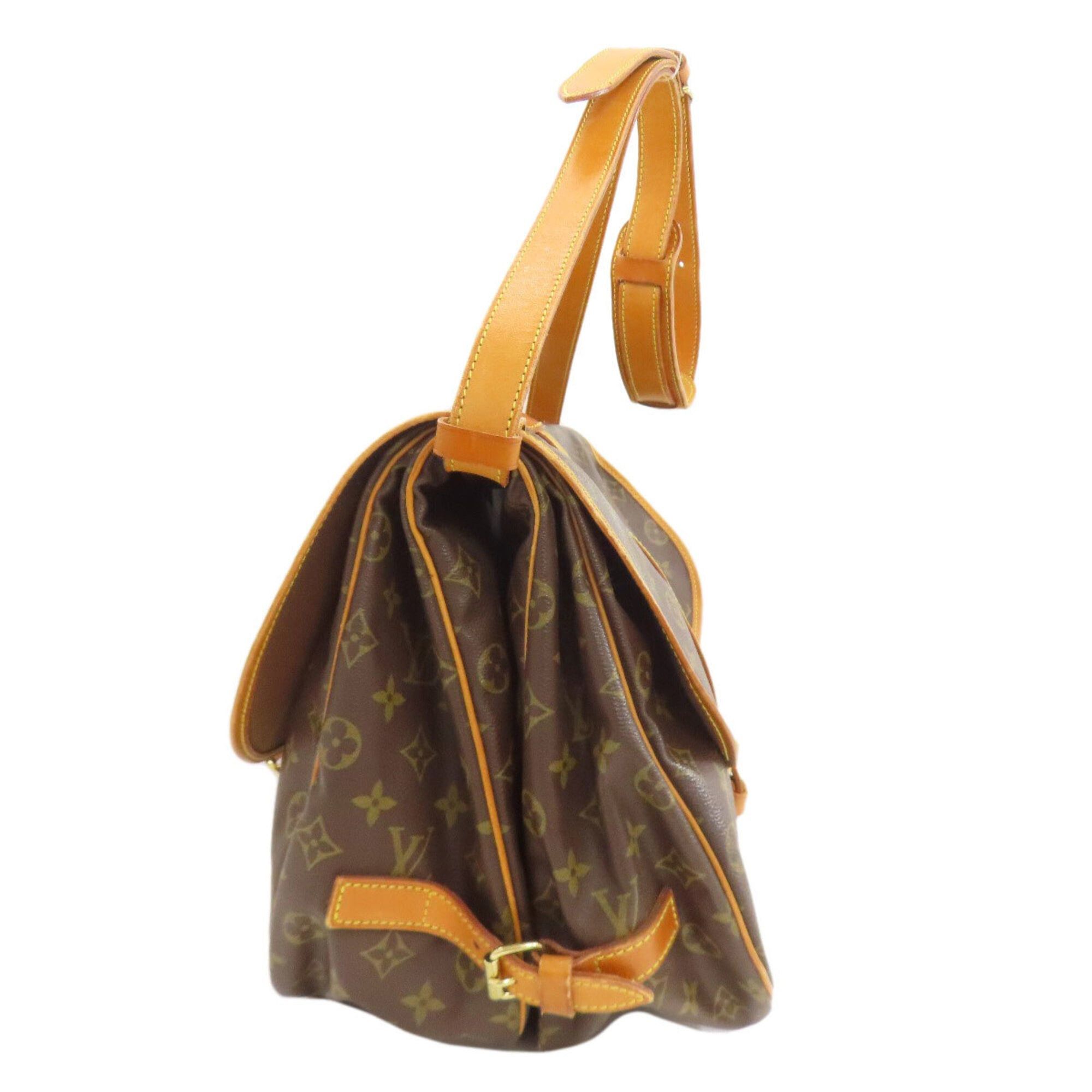 Louis Vuitton Louis Vuitton M42254 Saumur 35 Shoulder Bag, Monogram Canvas, Women's LOUIS VUITTON Size ONE SIZE - 3 Thumbnail