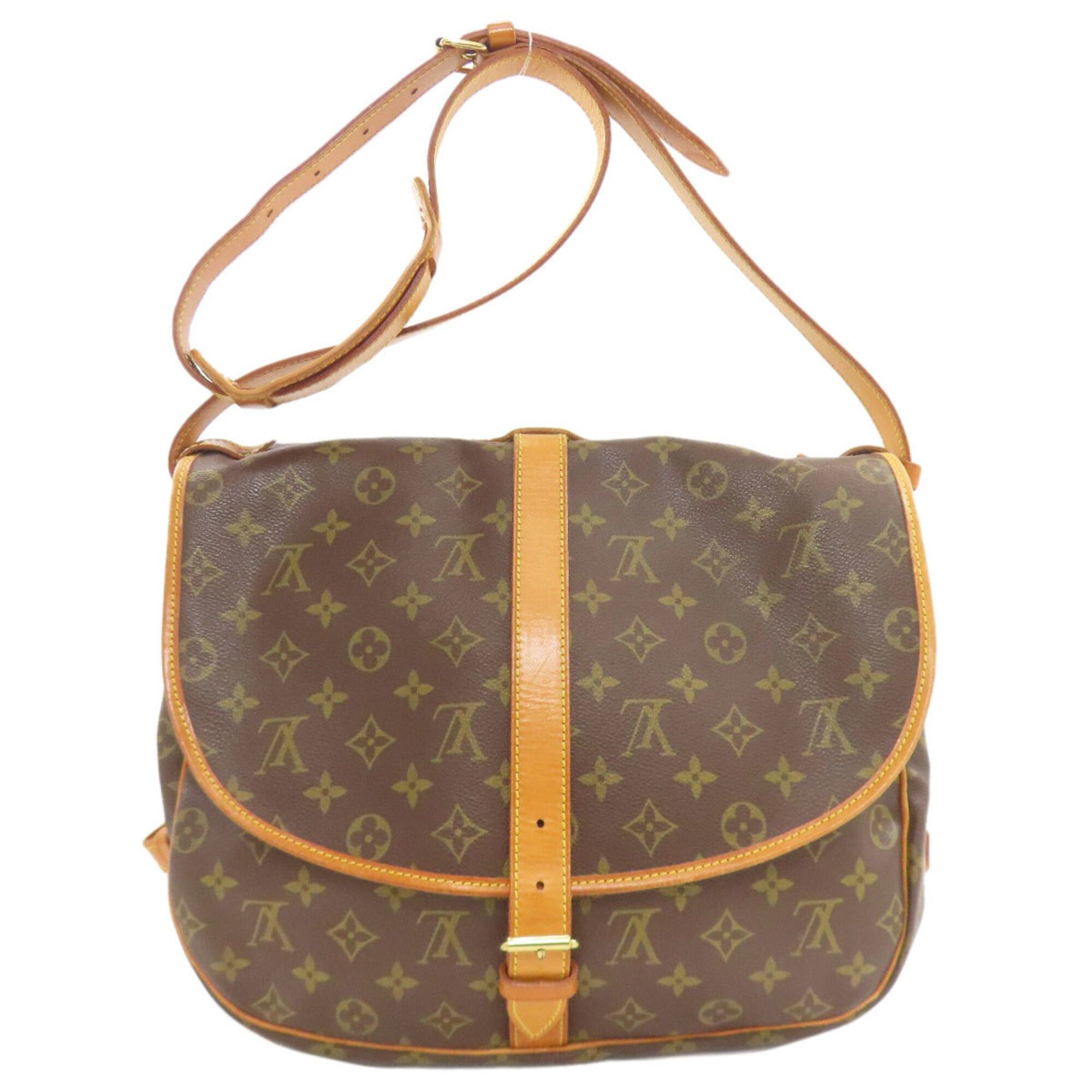 Louis Vuitton Louis Vuitton M42254 Saumur 35 Shoulder Bag, Monogram Canvas, Women's LOUIS VUITTON Size ONE SIZE - 2 Thumbnail
