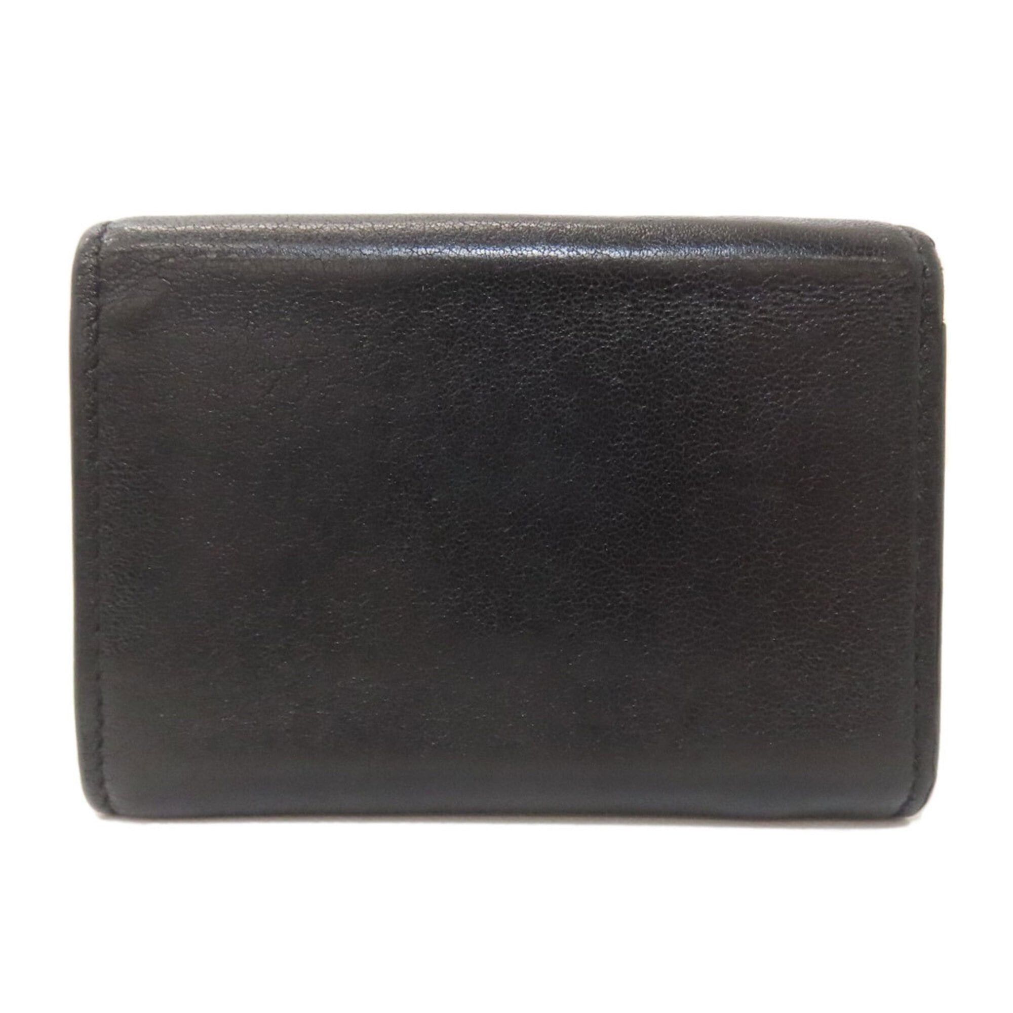 Yves Saint Laurent Yves Saint Laurent Heart Bi-fold Wallet Leather Women's YVES SAINT LAURENT Size ONE SIZE - 2 Thumbnail