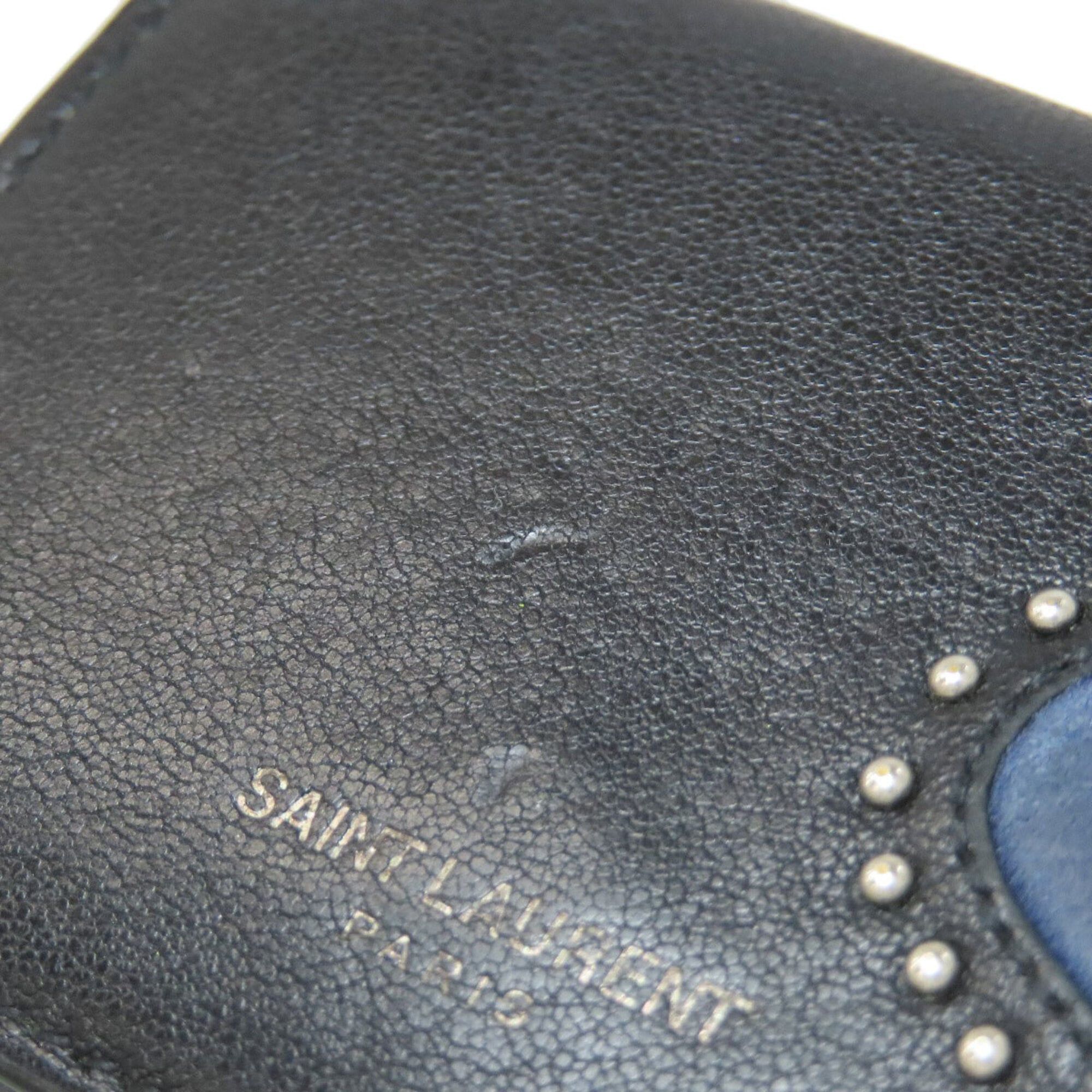 Yves Saint Laurent Yves Saint Laurent Heart Bi-fold Wallet Leather Women's YVES SAINT LAURENT Size ONE SIZE - 15 Thumbnail
