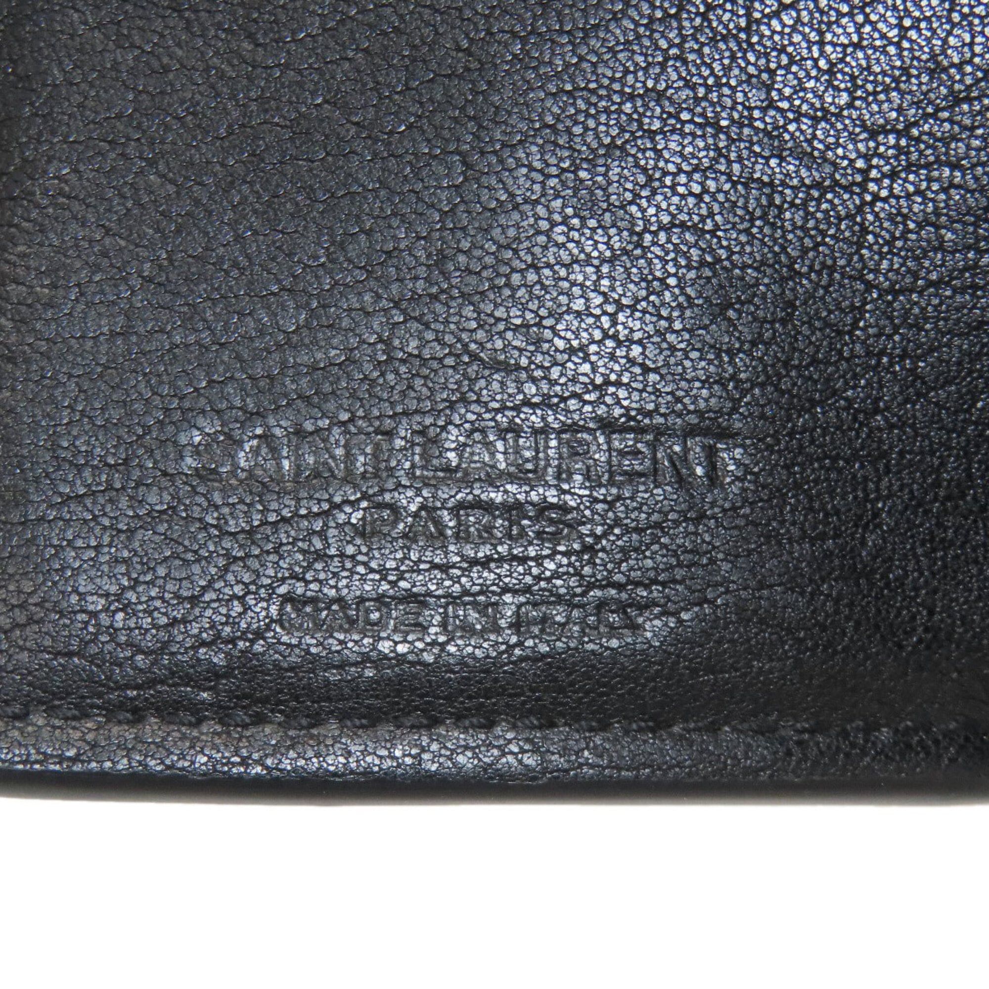 Yves Saint Laurent Yves Saint Laurent Heart Bi-fold Wallet Leather Women's YVES SAINT LAURENT Size ONE SIZE - 7 Thumbnail