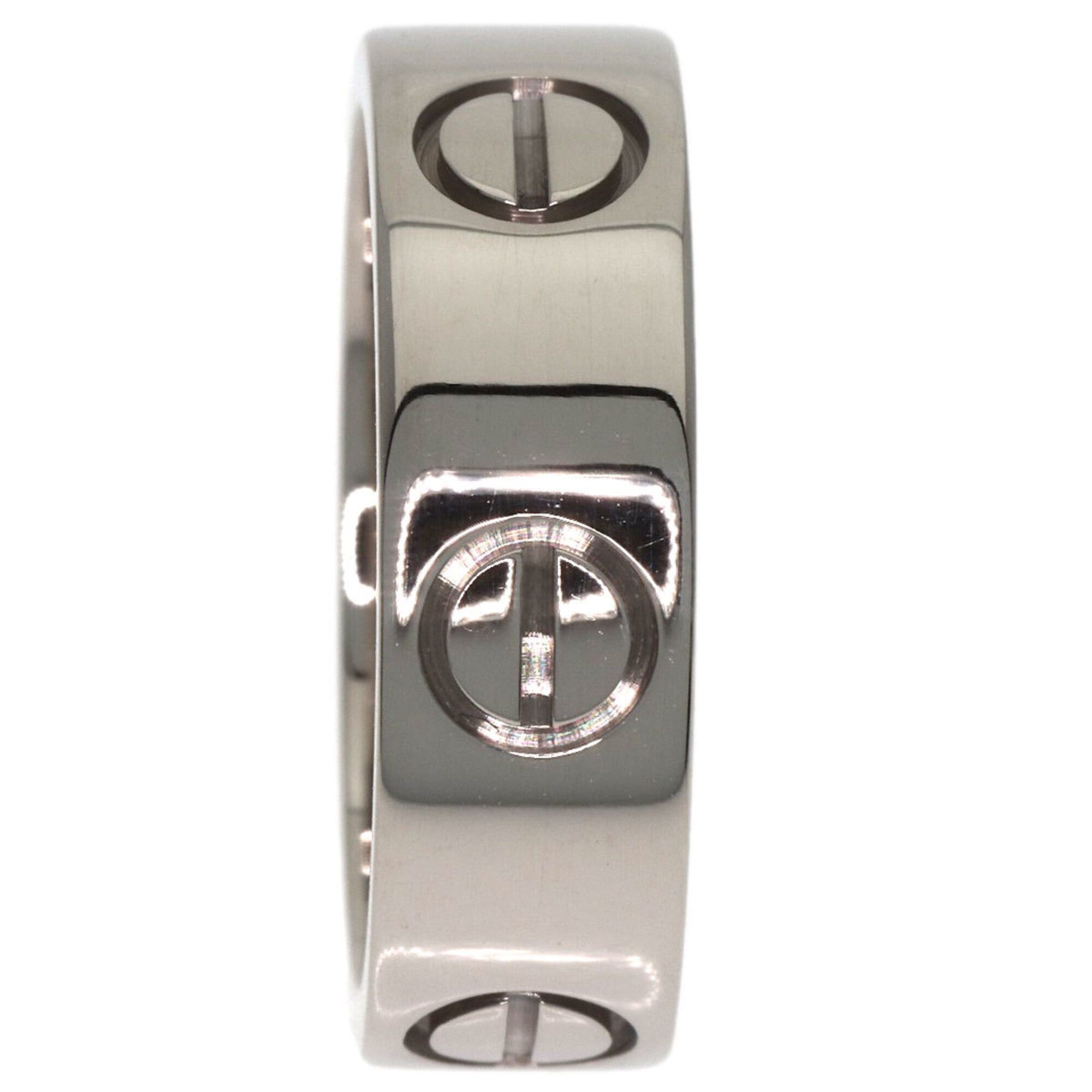 Cartier Cartier Love Ring #49, 18K White Gold, Women's Ring, CARTIER Size ONE SIZE - 3 Thumbnail
