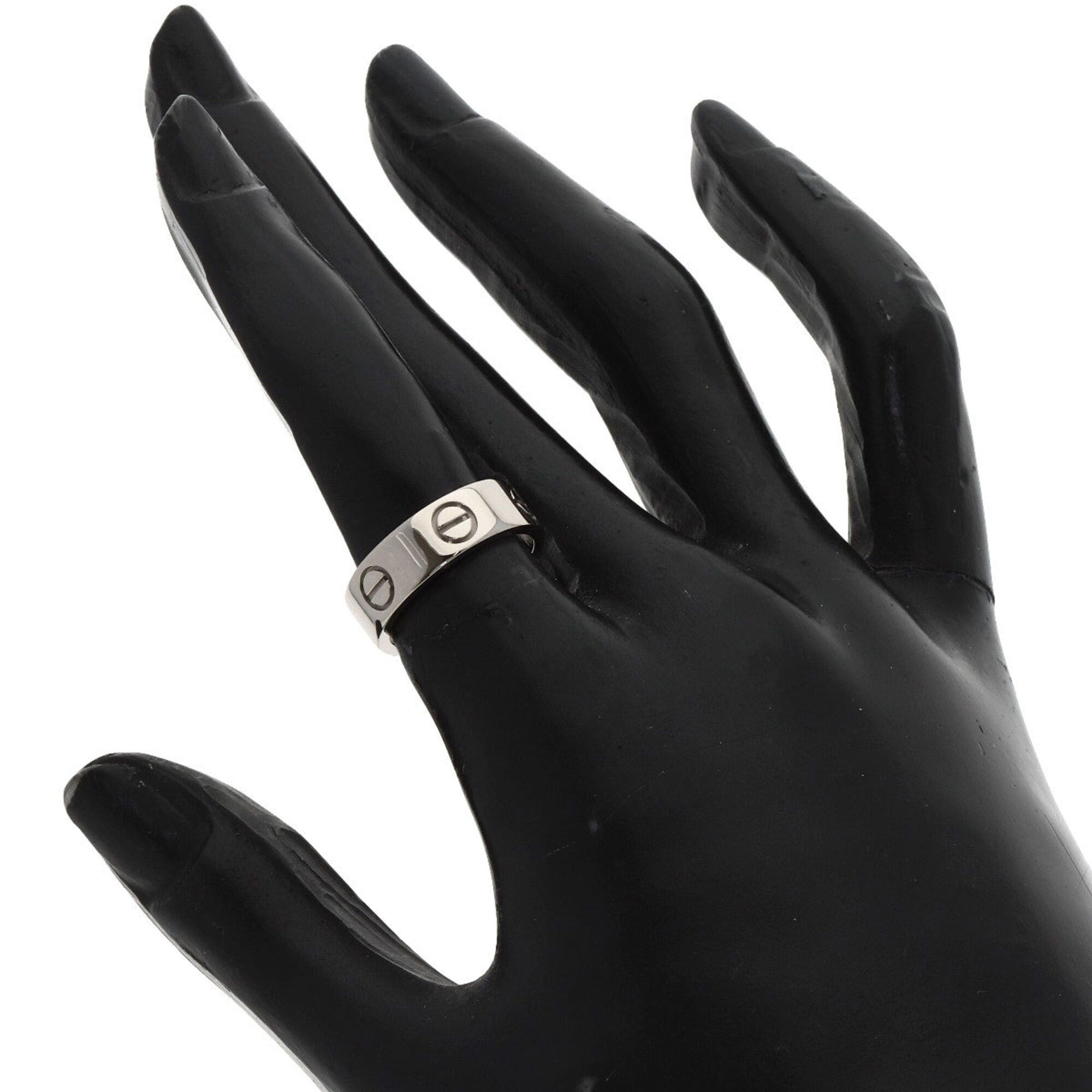Cartier Cartier Love Ring #49, 18K White Gold, Women's Ring, CARTIER Size ONE SIZE - 5 Thumbnail