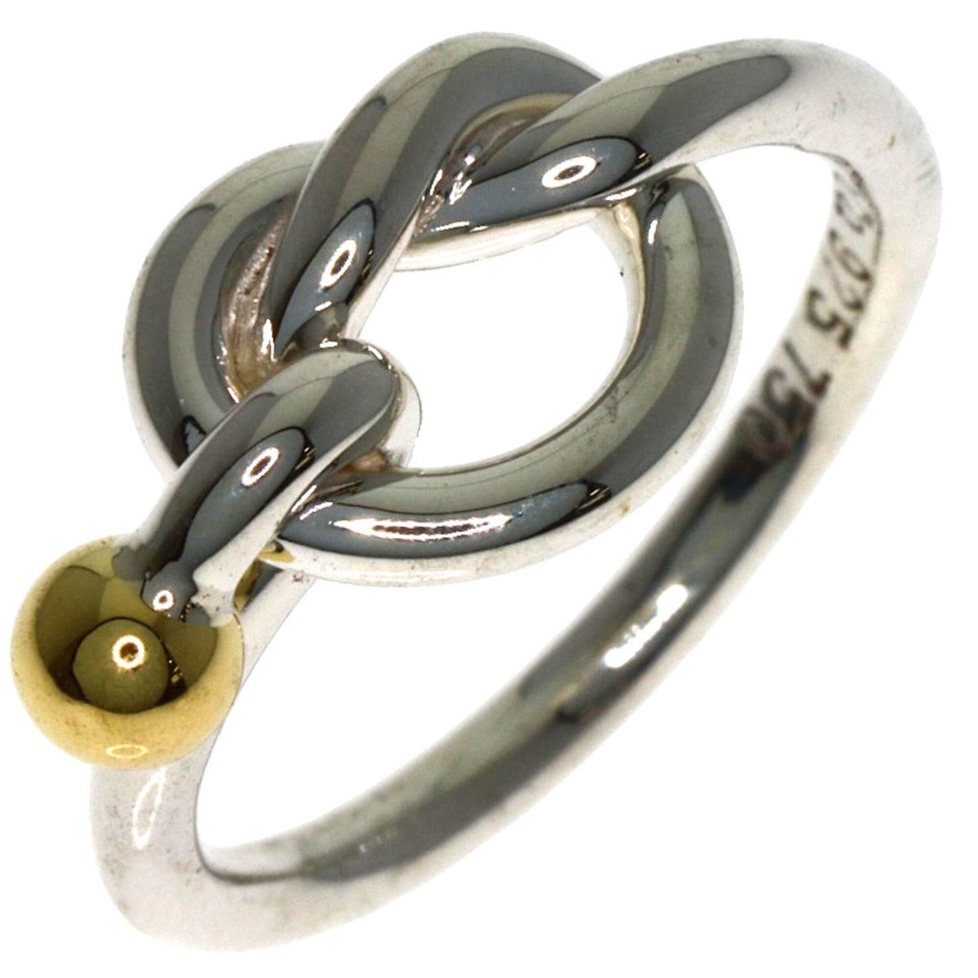 Tiffany & Co. Tiffany & Co. Love Knot Ring, Silver/18K Yellow Gold, Women's. Size ONE SIZE - 2 Thumbnail
