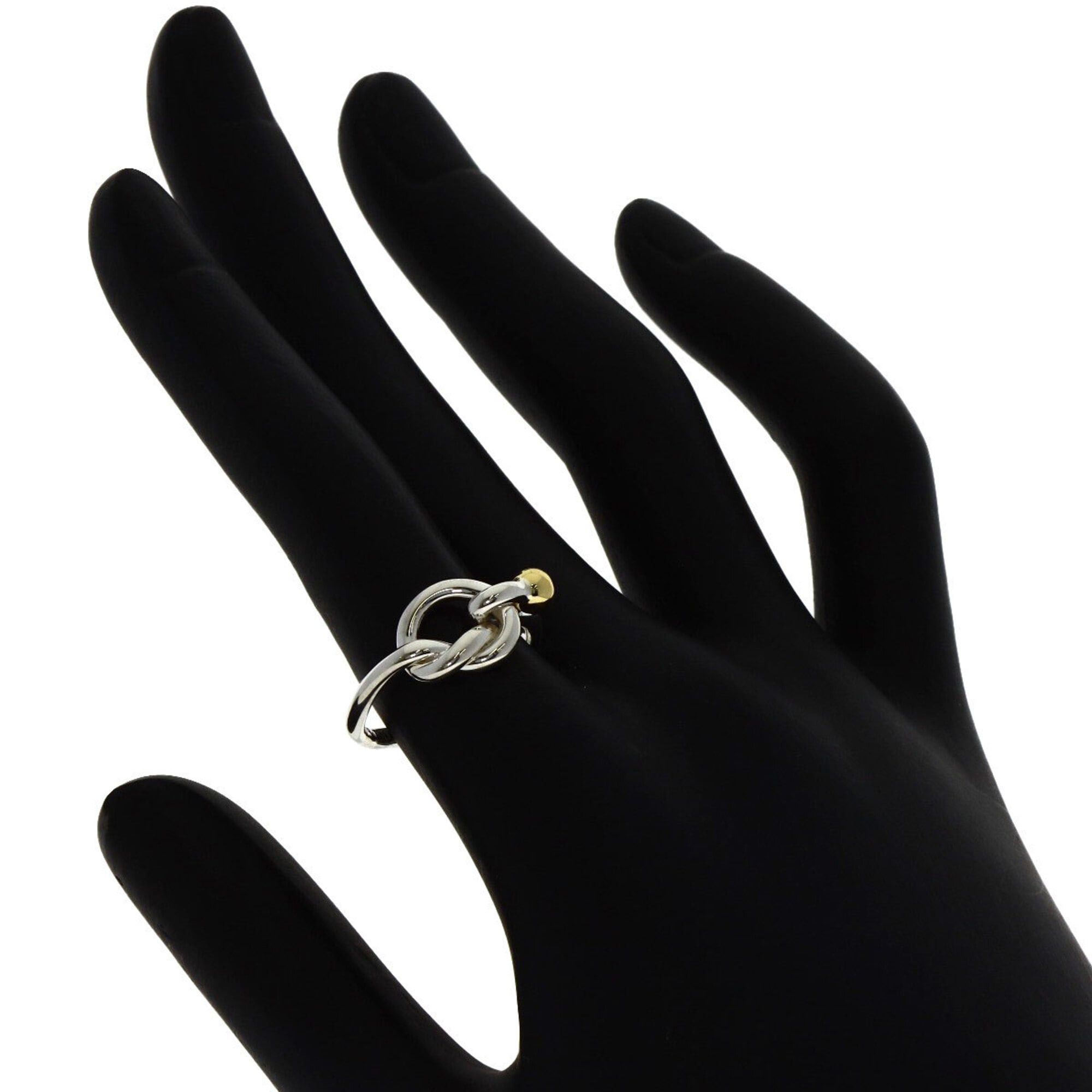 Tiffany & Co. Tiffany & Co. Love Knot Ring, Silver/18K Yellow Gold, Women's. Size ONE SIZE - 6 Thumbnail