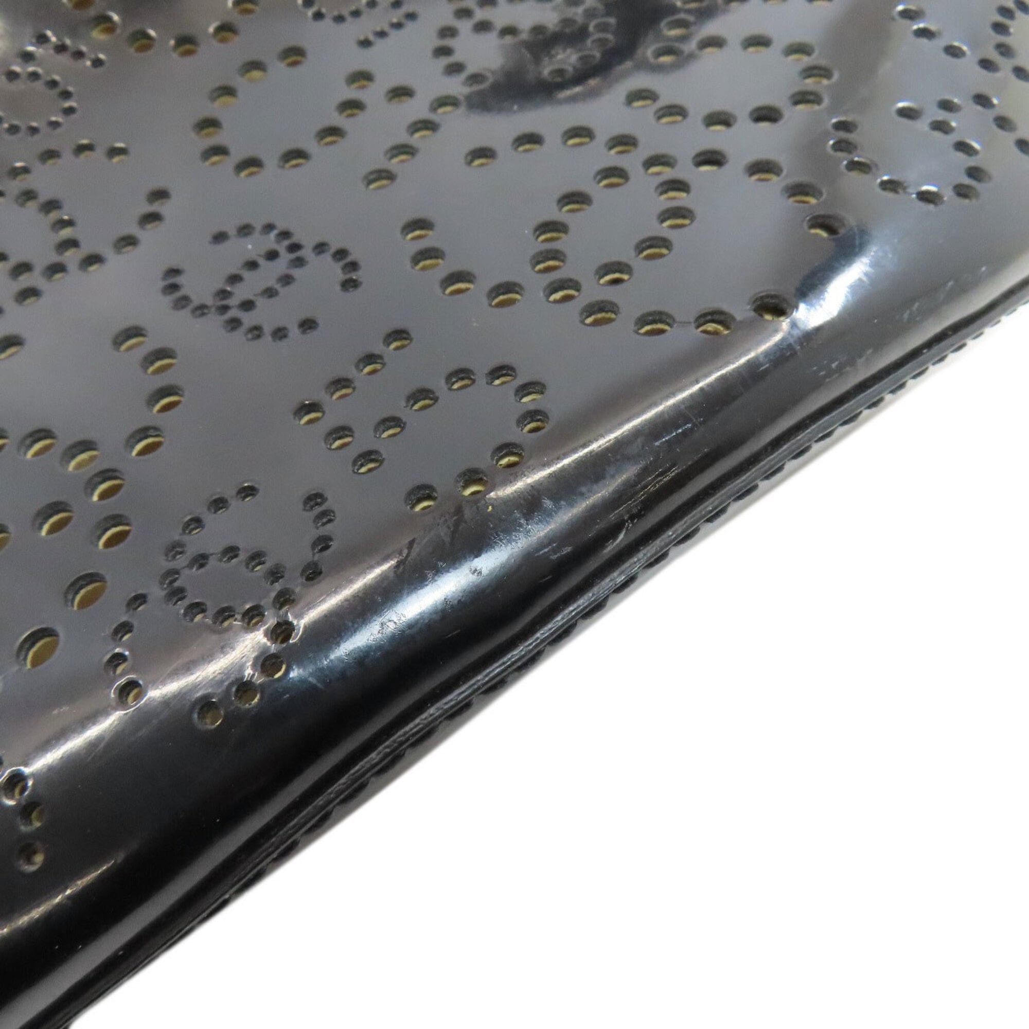 Chanel Chanel Perforated Coco Mark Silver Hardware Handbag Enamel Women's CHANEL Size ONE SIZE - 21 Thumbnail