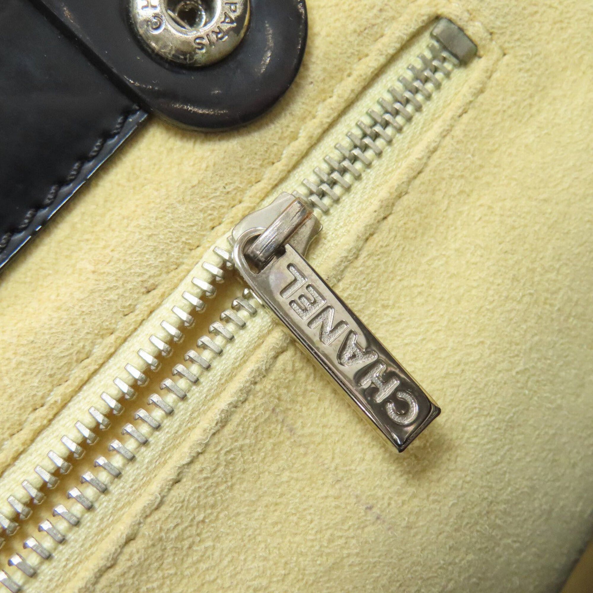 Chanel Chanel Perforated Coco Mark Silver Hardware Handbag Enamel Women's CHANEL Size ONE SIZE - 14 Thumbnail