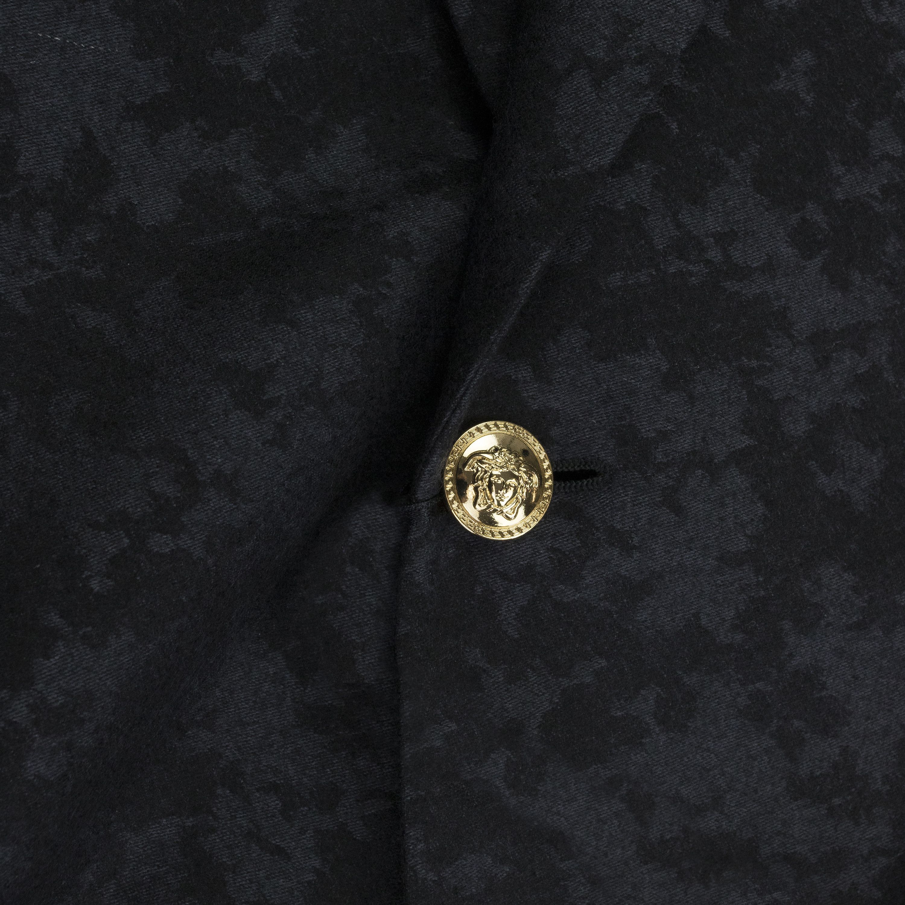 Versace Black Camo Suit Size 50 Size 50R - 7 Thumbnail