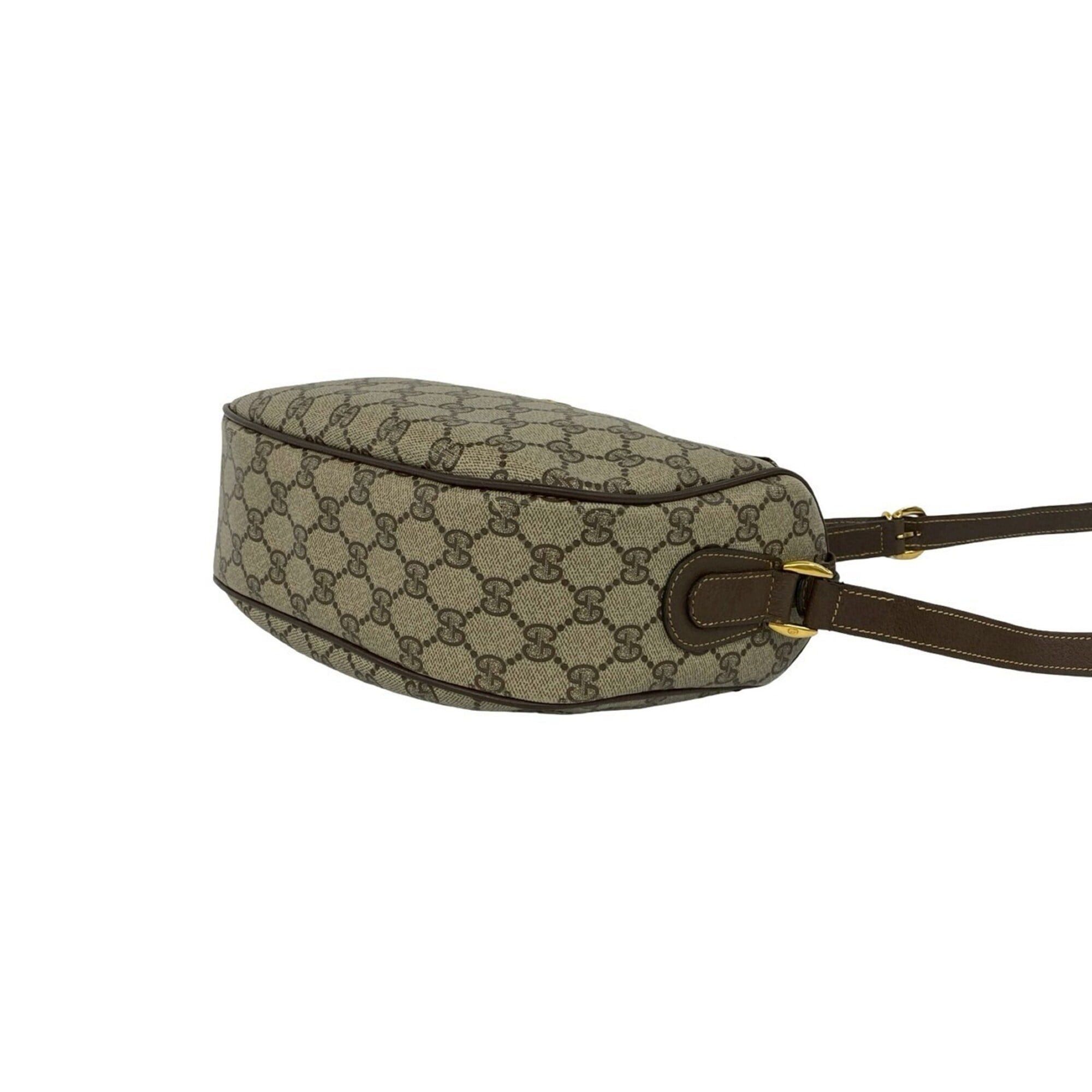 Gucci GUCCI Vintage Sherry Line GG Logo Leather Shoulder Bag, Brown, 28950 Size ONE SIZE - 8 Thumbnail