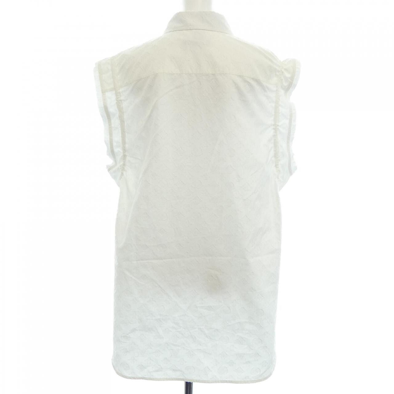 Louis Vuitton Louis Vuitton Louis Vuitton Monogram Relief Gathered Top Textile Tops FNBL25AQV DUTY FREE for USA Size ONE SIZE - 2 Thumbnail