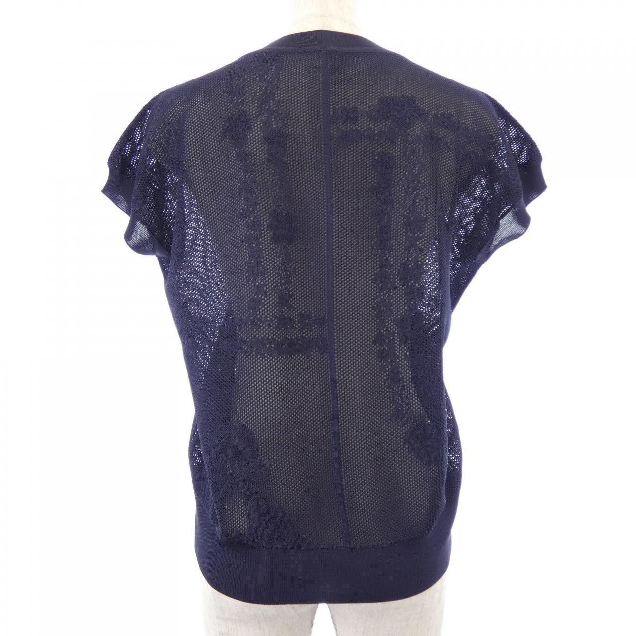 Hermes Hermes Hermes EN DESORDRE A FLEURS Silk Top Textile Tops DUTY FREE for USA Size ONE SIZE - 2 Thumbnail