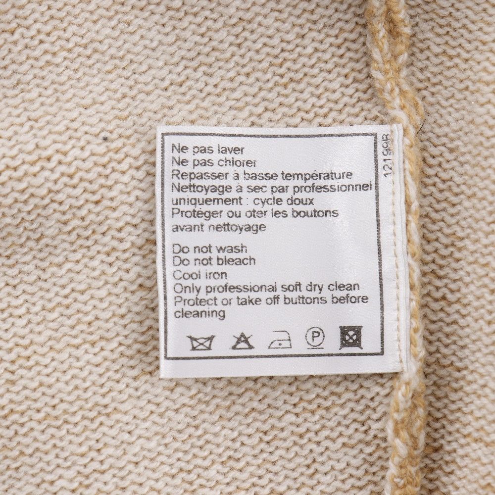 Chanel Chanel Chanel Cashmere Cardigan Textile Tops P18491V00994 DUTY FREE for USA Size ONE SIZE - 9 Thumbnail