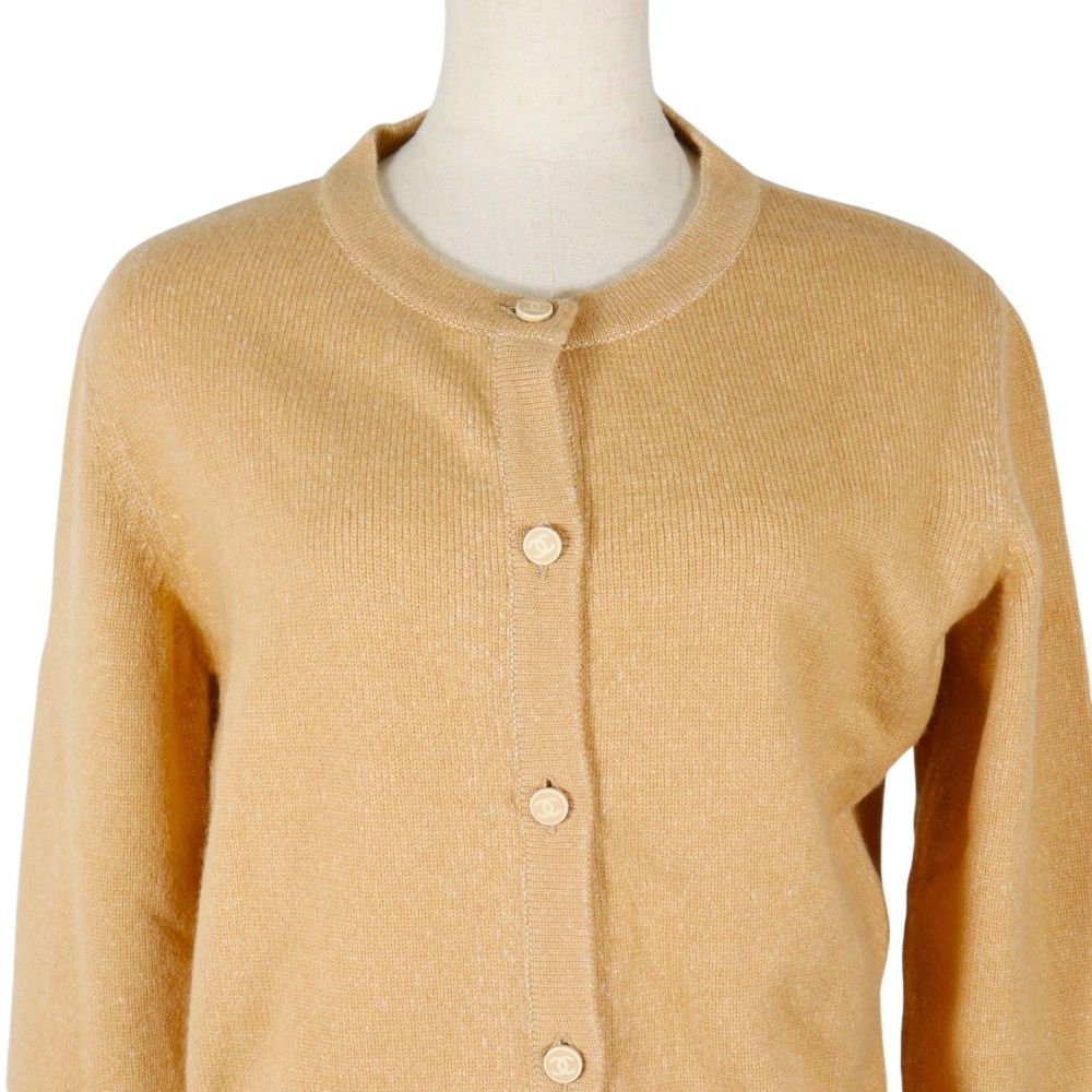 Chanel Chanel Chanel Cashmere Cardigan Textile Tops P18491V00994 DUTY FREE for USA Size ONE SIZE - 2 Thumbnail