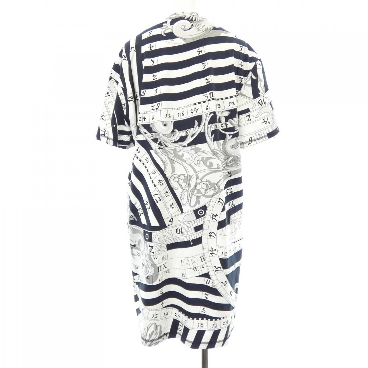 Hermes Hermes Hermes ASTROLOGY REMIX Cotton Dress Textile Dresses DUTY FREE for USA Size ONE SIZE - 2 Thumbnail