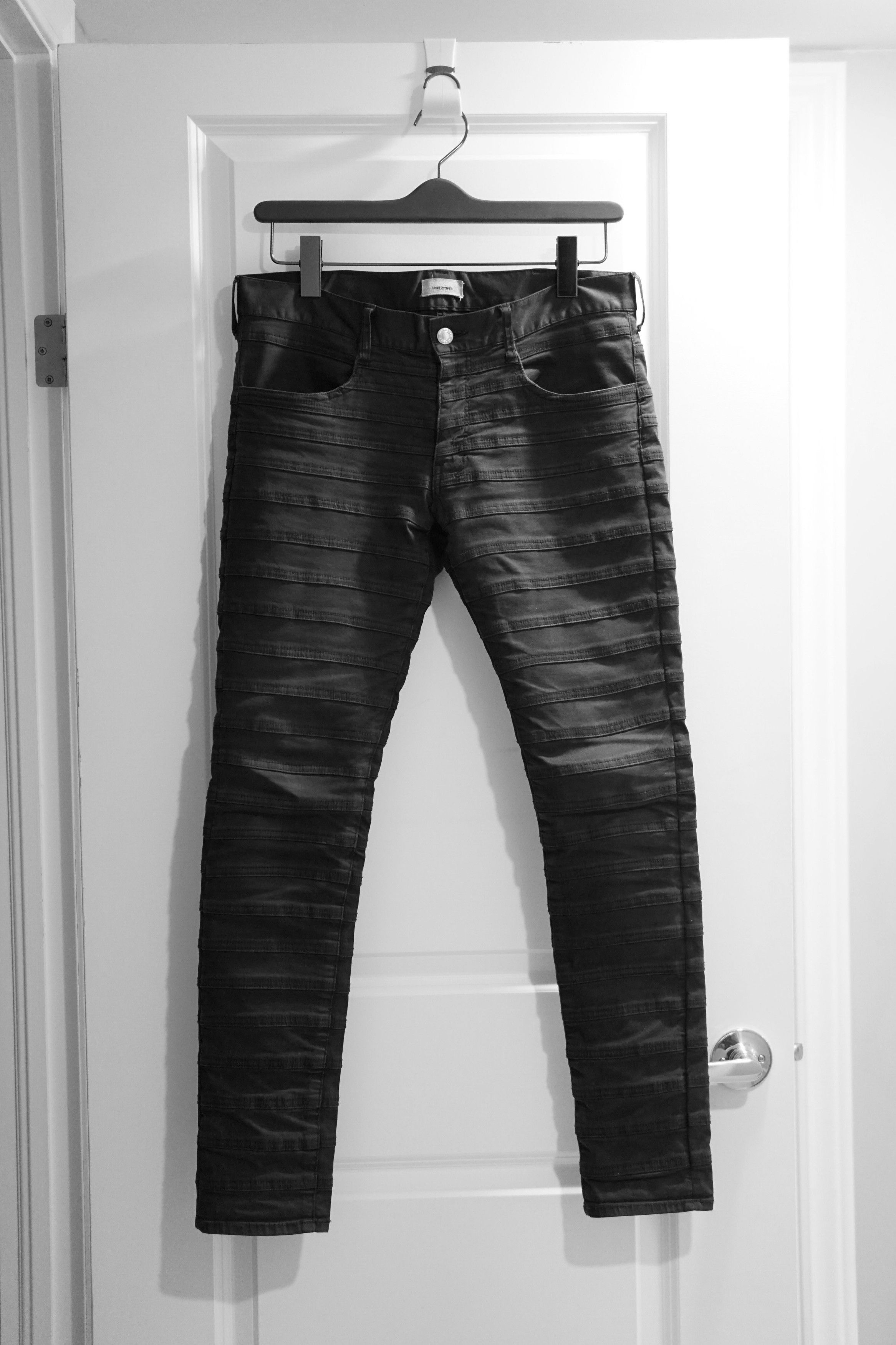 Image of Undercover Fw13 "anatomicouture" Hagi Jeans Size 3 in Dark Grey, Men's