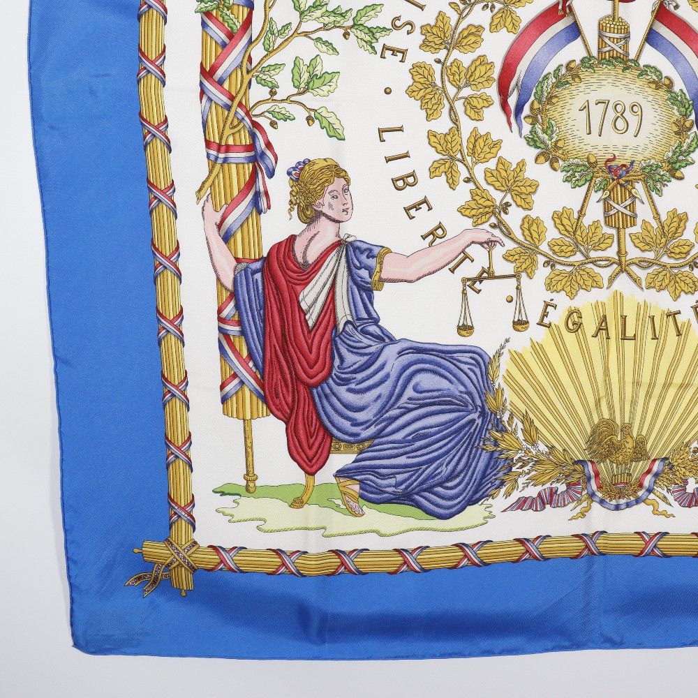 Hermes Hermes Hermes Carre90 Silk Scarf Textile Scarf DUTY FREE for USA Size ONE SIZE - 4 Thumbnail