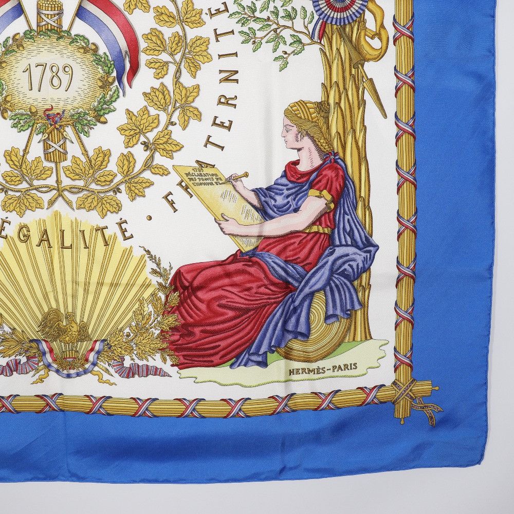 Hermes Hermes Hermes Carre90 Silk Scarf Textile Scarf DUTY FREE for USA Size ONE SIZE - 5 Thumbnail