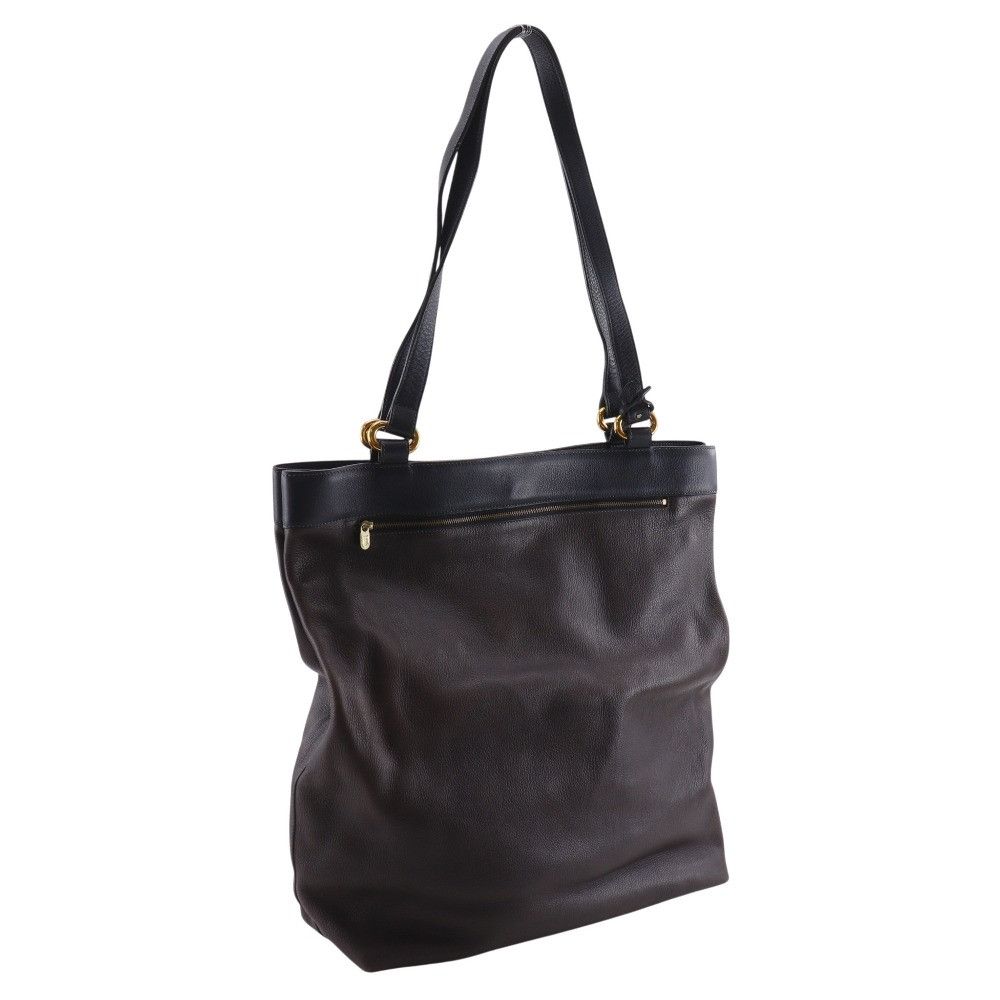 Delvaux Delvaux Delvaux Bicolor Leather Tote Bag Leather Tote Bag DUTY FREE for USA Size ONE SIZE - 3 Thumbnail
