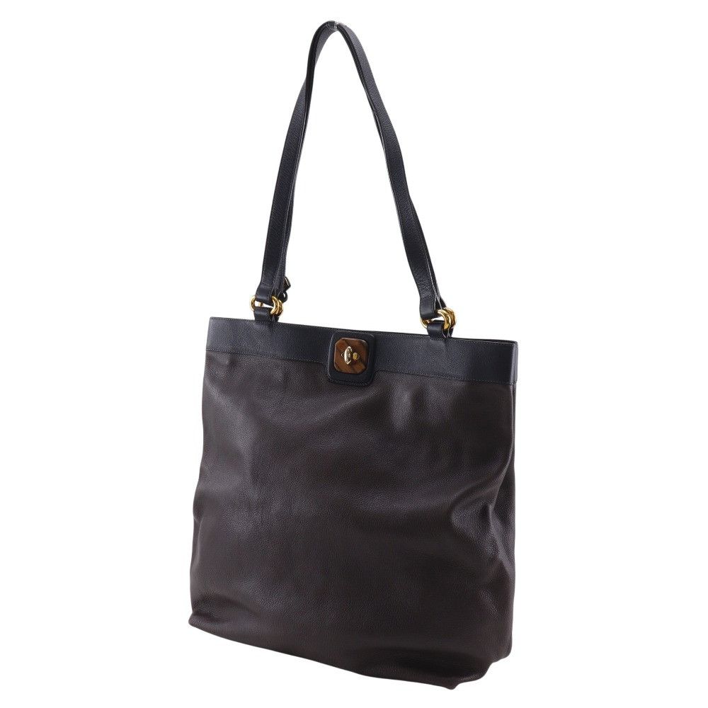Delvaux Delvaux Delvaux Bicolor Leather Tote Bag Leather Tote Bag DUTY FREE for USA Size ONE SIZE - 2 Thumbnail