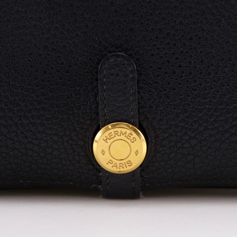 Hermes Hermes Hermes Dogon GM Taurillon Clemence Long Wallet Leather Long Wallet I DUTY FREE for USA Size ONE SIZE - 8 Thumbnail