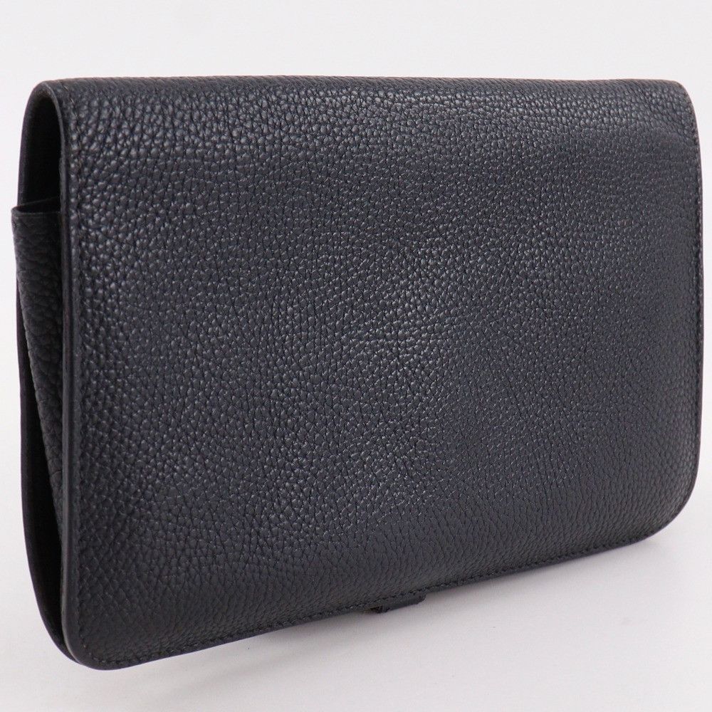 Hermes Hermes Hermes Dogon GM Taurillon Clemence Long Wallet Leather Long Wallet I DUTY FREE for USA Size ONE SIZE - 3 Thumbnail