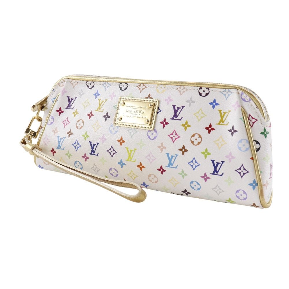 Louis Vuitton Louis Vuitton Louis Vuitton Kate Monogram Multicolor clutch bag Textile Clutch Bag M55212 DUTY FREE for USA Size ONE SIZE - 2 Thumbnail