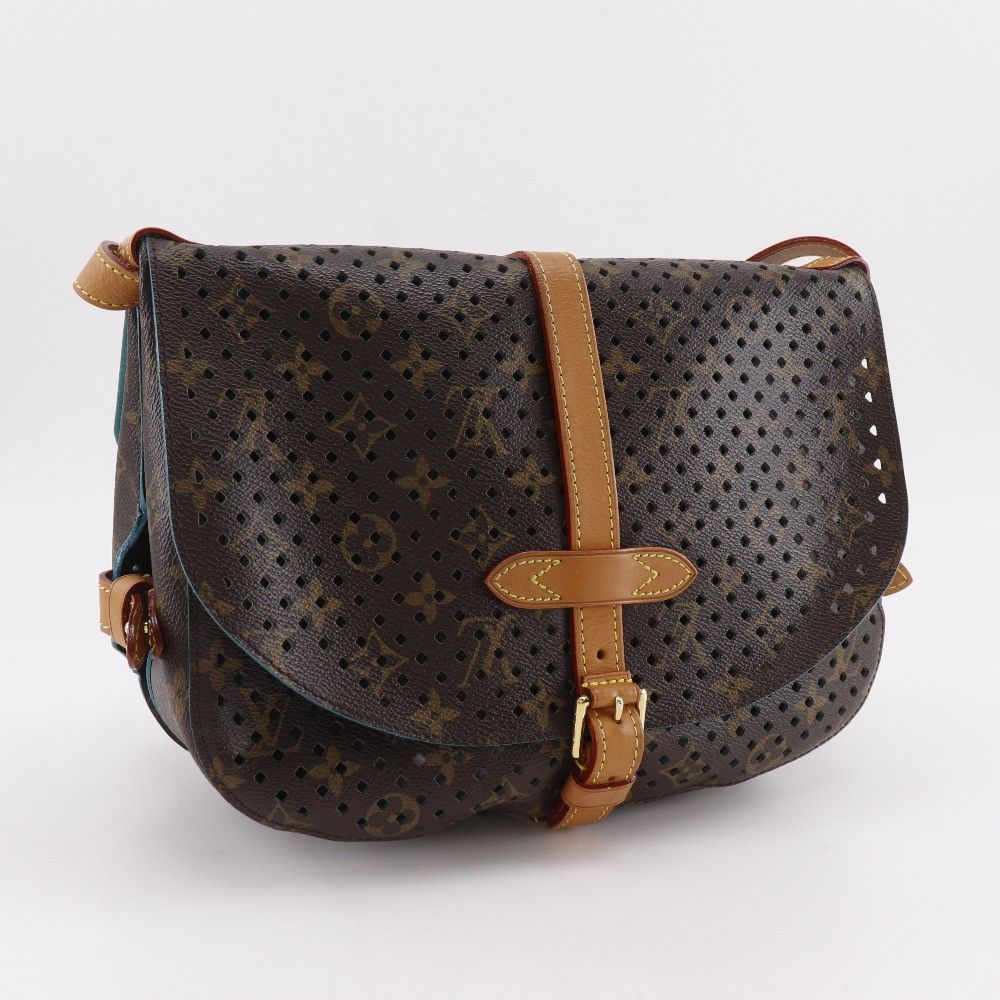 Louis Vuitton Louis Vuitton Louis Vuitton Saumur PM Monogram Perfo Shoulder Bag Textile Shoulder Bag M93998 DUTY FREE for USA Size ONE SIZE - 3 Thumbnail