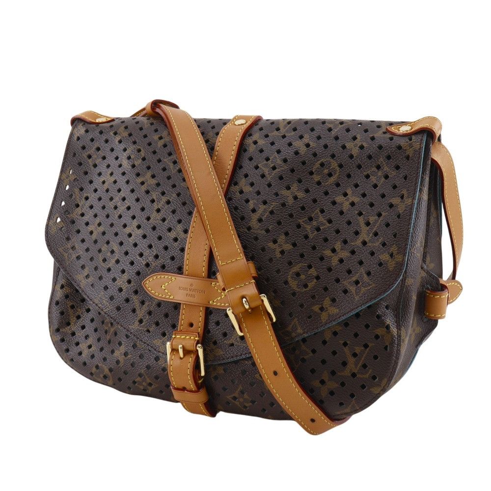 Louis Vuitton Louis Vuitton Louis Vuitton Saumur PM Monogram Perfo Shoulder Bag Textile Shoulder Bag M93998 DUTY FREE for USA Size ONE SIZE - 2 Thumbnail