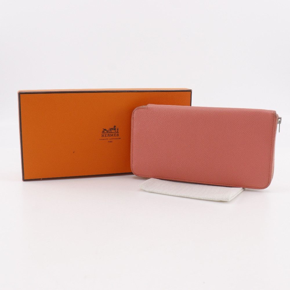 Hermes Hermes Hermes Azap Long SilkIn Leather Wallet Leather Long Wallet R DUTY FREE for USA Size ONE SIZE - 20 Thumbnail