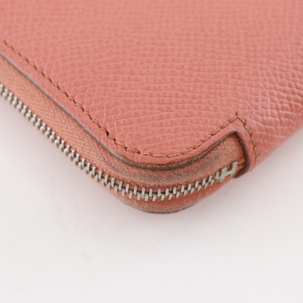 Hermes Hermes Hermes Azap Long SilkIn Leather Wallet Leather Long Wallet R DUTY FREE for USA Size ONE SIZE - 4 Thumbnail