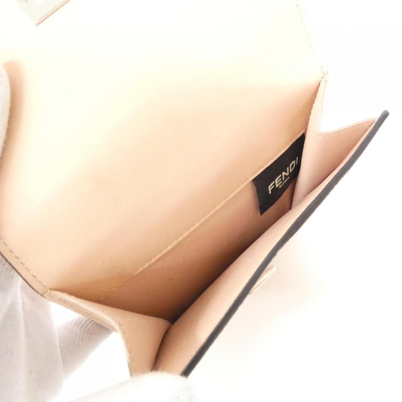 Fendi Fendi Fendi Peekaboo Calf Wallet Leather Short Wallet 8M0438A91B DUTY FREE for USA Size ONE SIZE - 9 Thumbnail