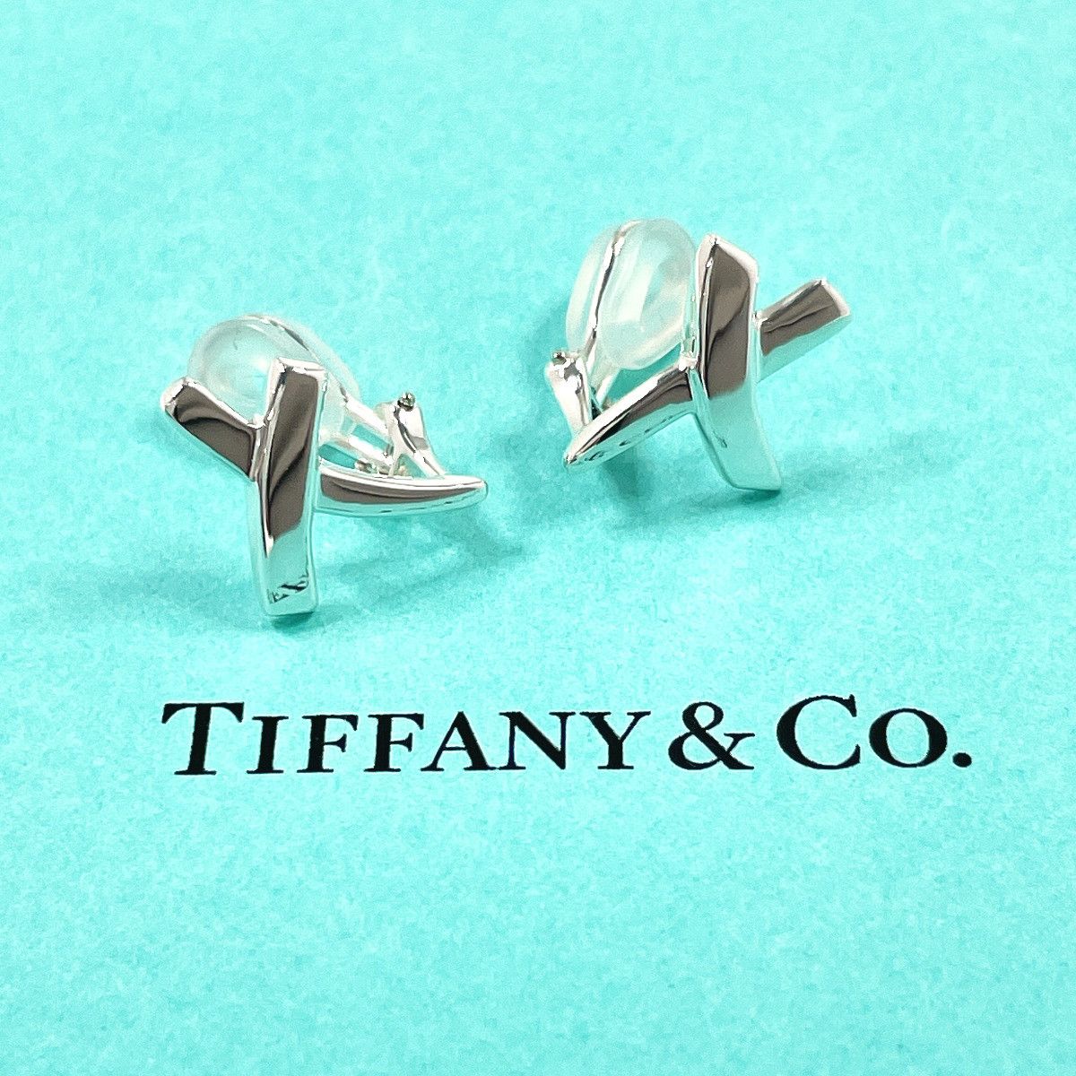 Tiffany & Co. Tiffany & Co. Tiffany & Co. Paloma Picasso Graffiti X Kiss Silver 925 Earrings Precious Metal Earrings DUTY FREE for USA Size ONE SIZE - 2 Thumbnail