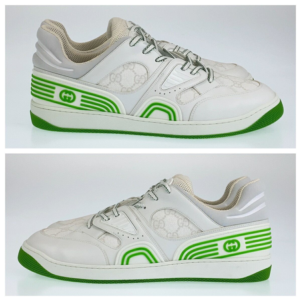 Gucci Gucci Gucci GG Canvas Leather Sneakers Leather Shoes DUTY FREE for USA Size ONE SIZE - 6 Thumbnail