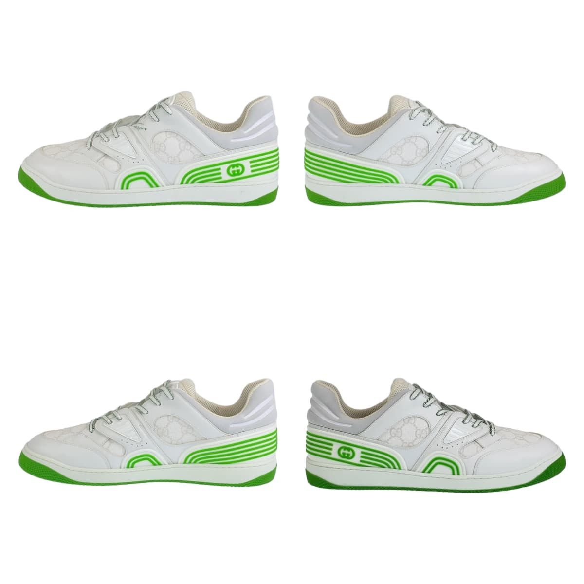 Gucci Gucci Gucci GG Canvas Leather Sneakers Leather Shoes DUTY FREE for USA Size ONE SIZE - 7 Thumbnail