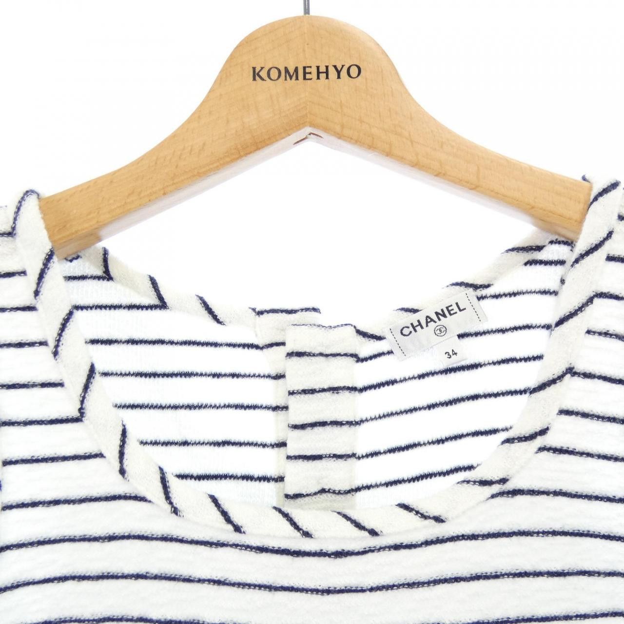 Chanel Chanel Chanel Knit Tank Top Textile Tops P55589V41668 DUTY FREE for USA Size ONE SIZE - 5 Thumbnail