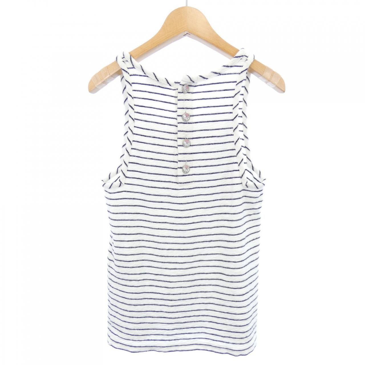 Chanel Chanel Chanel Knit Tank Top Textile Tops P55589V41668 DUTY FREE for USA Size ONE SIZE - 2 Thumbnail