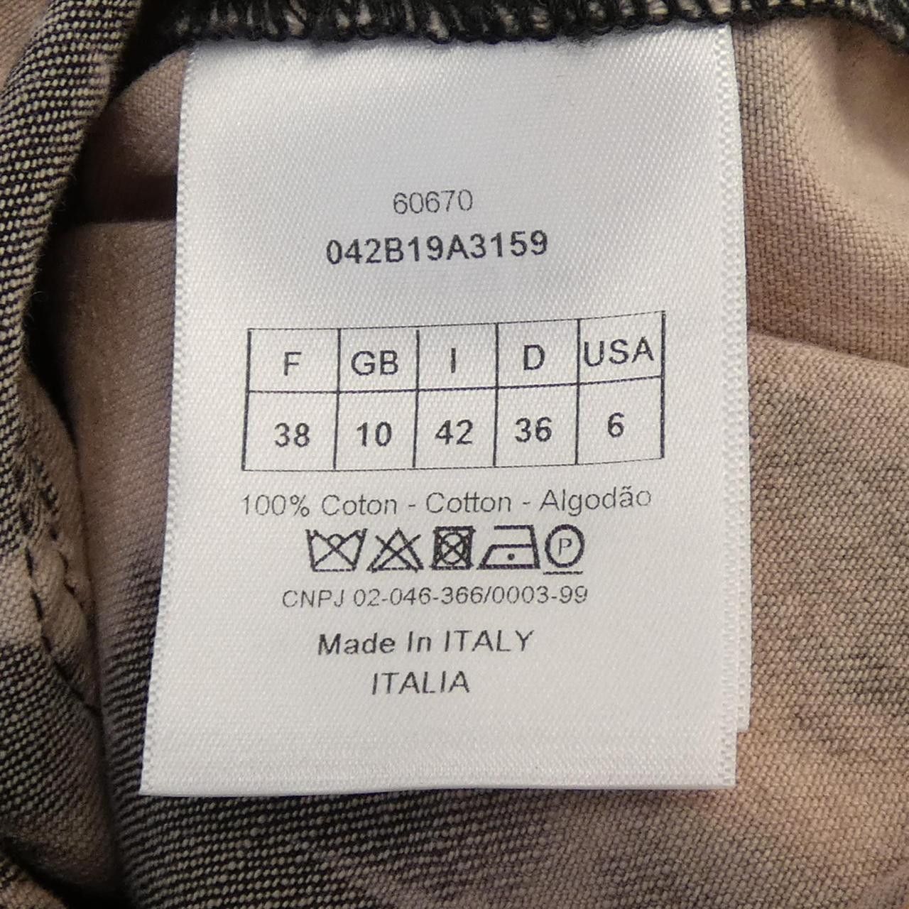 Dior Dior Christian Dior Short Sleeve Shirt Textile Tops 042B19A3159 DUTY FREE for USA Size ONE SIZE - 3 Thumbnail