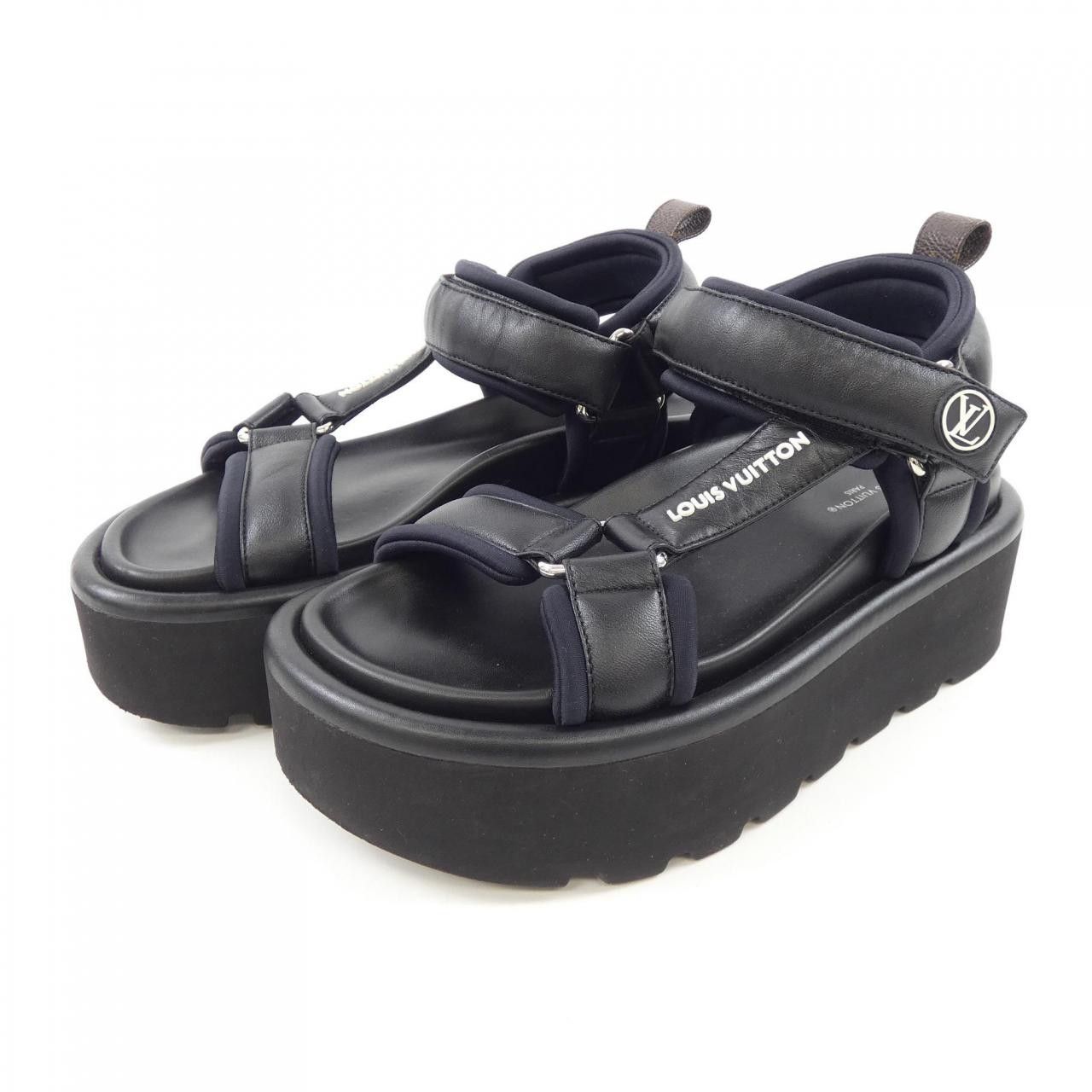 Louis Vuitton Louis Vuitton Louis Vuitton Pool Pillow Line Sandals Plastic / Synthetic Shoes DUTY FREE for USA Size ONE SIZE - 3 Thumbnail