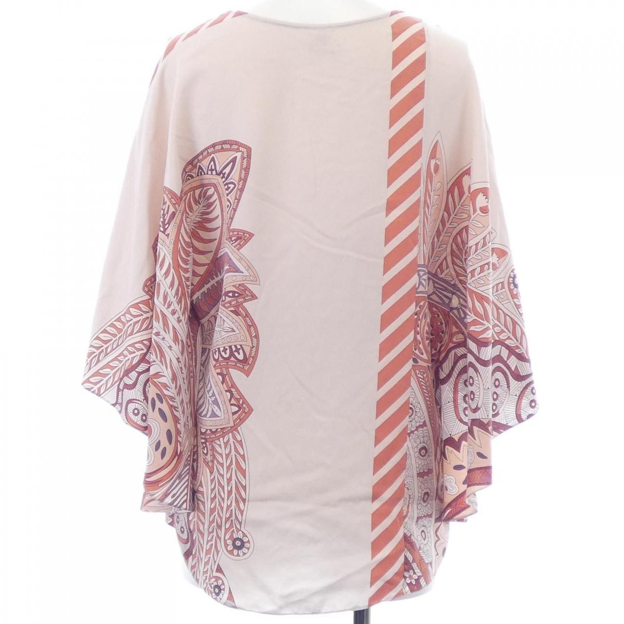 Hermes Hermes Hermes Silk Top Textile Tops DUTY FREE for USA Size ONE SIZE - 2 Thumbnail
