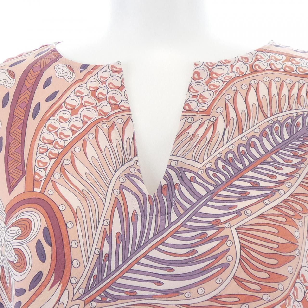 Hermes Hermes Hermes Silk Top Textile Tops DUTY FREE for USA Size ONE SIZE - 5 Thumbnail