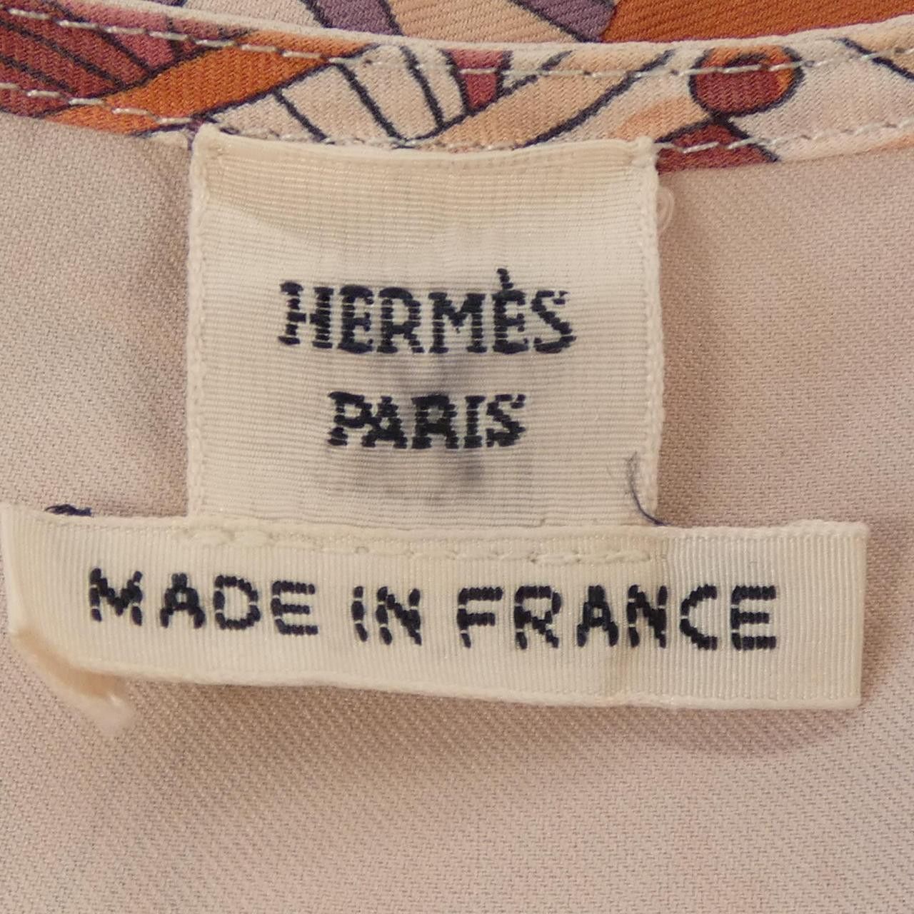 Hermes Hermes Hermes Silk Top Textile Tops DUTY FREE for USA Size ONE SIZE - 4 Thumbnail
