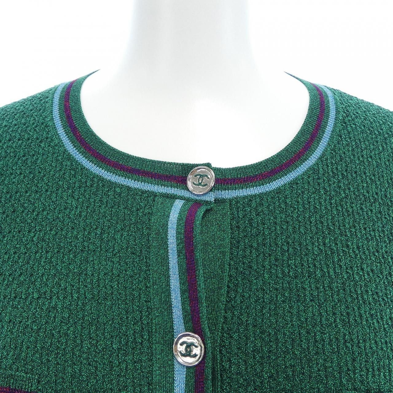 Chanel Chanel Chanel Cardigan Textile Tops P75441K10809 DUTY FREE for USA Size ONE SIZE - 6 Thumbnail
