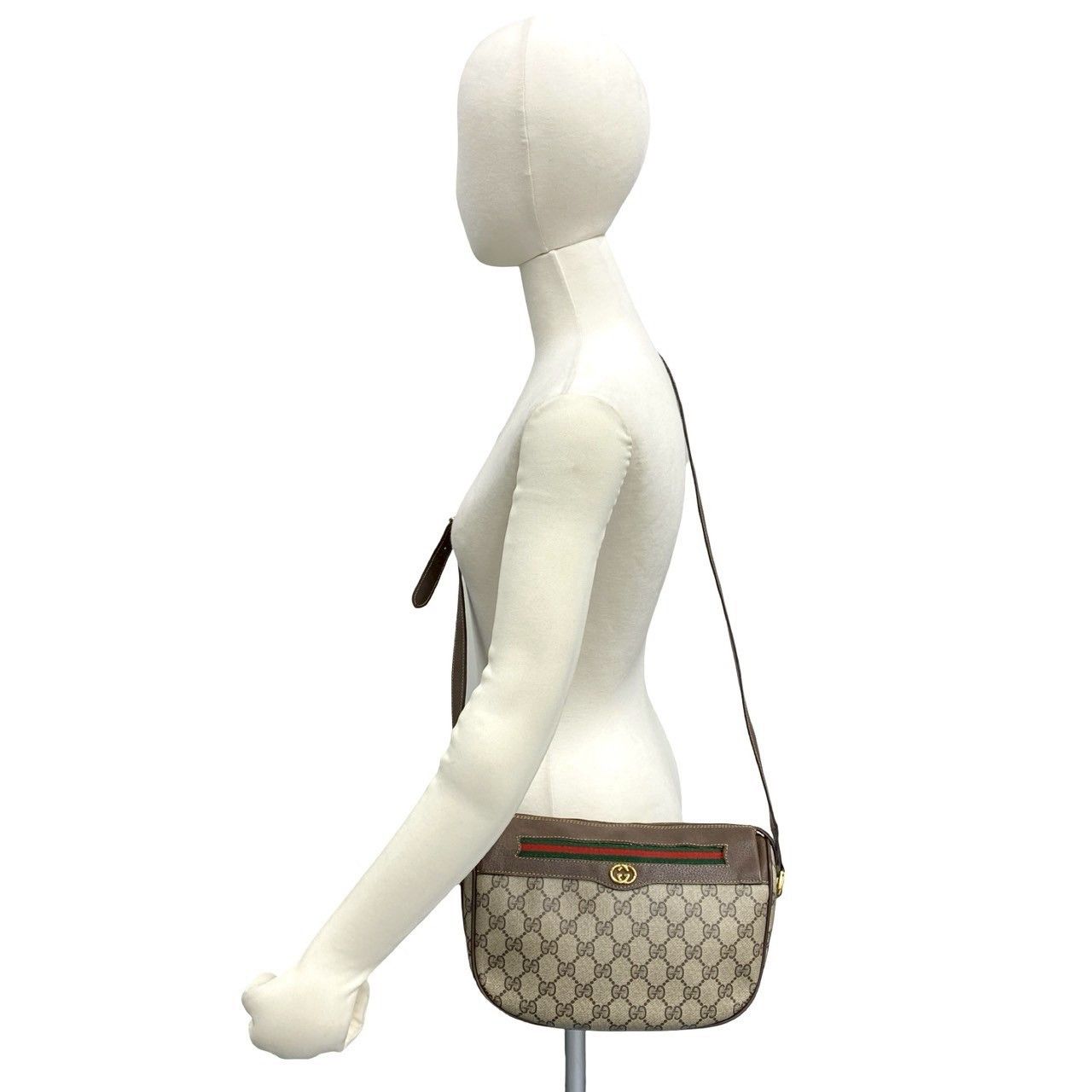 Gucci Gucci Gucci Leather PVC Shoulder Bag Leather Shoulder Bag DUTY FREE for USA Size ONE SIZE - 3 Thumbnail