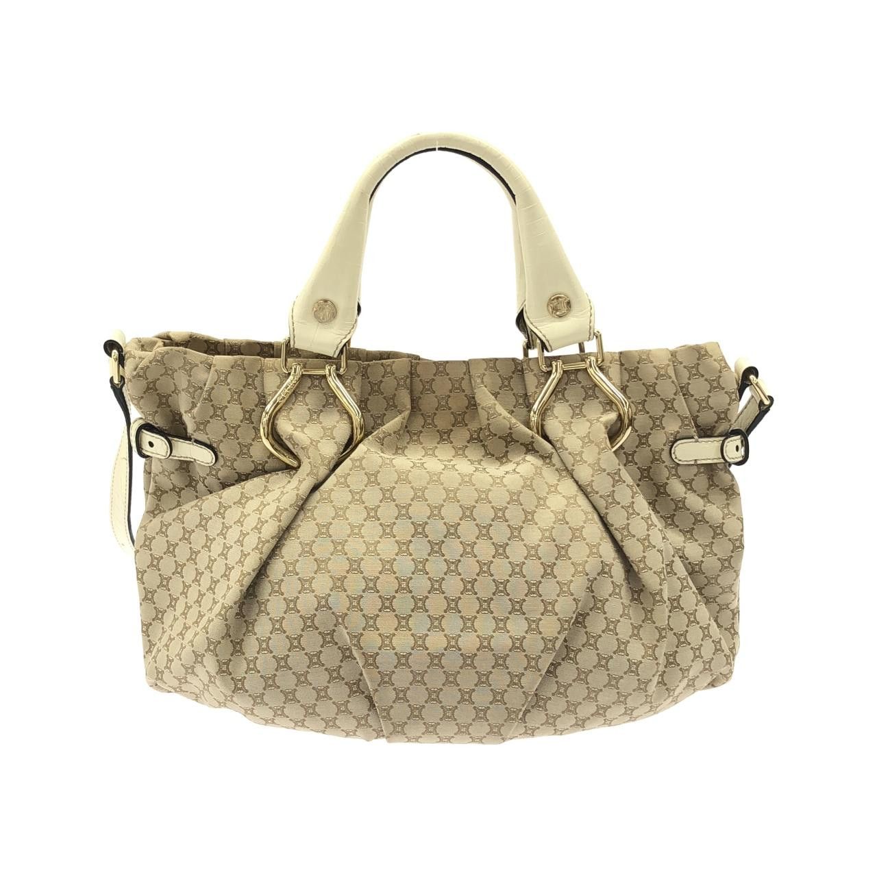 Celine Celine Celine PILLOW SMALL Canvas Leather Shoulder Bag Textile Crossbody Bag 162712BLN DUTY FREE for USA Size ONE SIZE - 2 Thumbnail