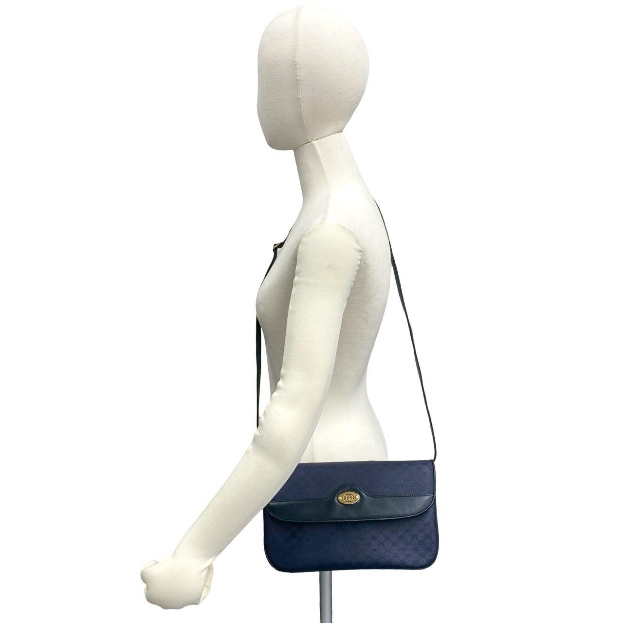 Gucci Gucci Gucci Micro GG Leather PVC Shoulder Bag Leather Shoulder Bag DUTY FREE for USA Size ONE SIZE - 3 Thumbnail