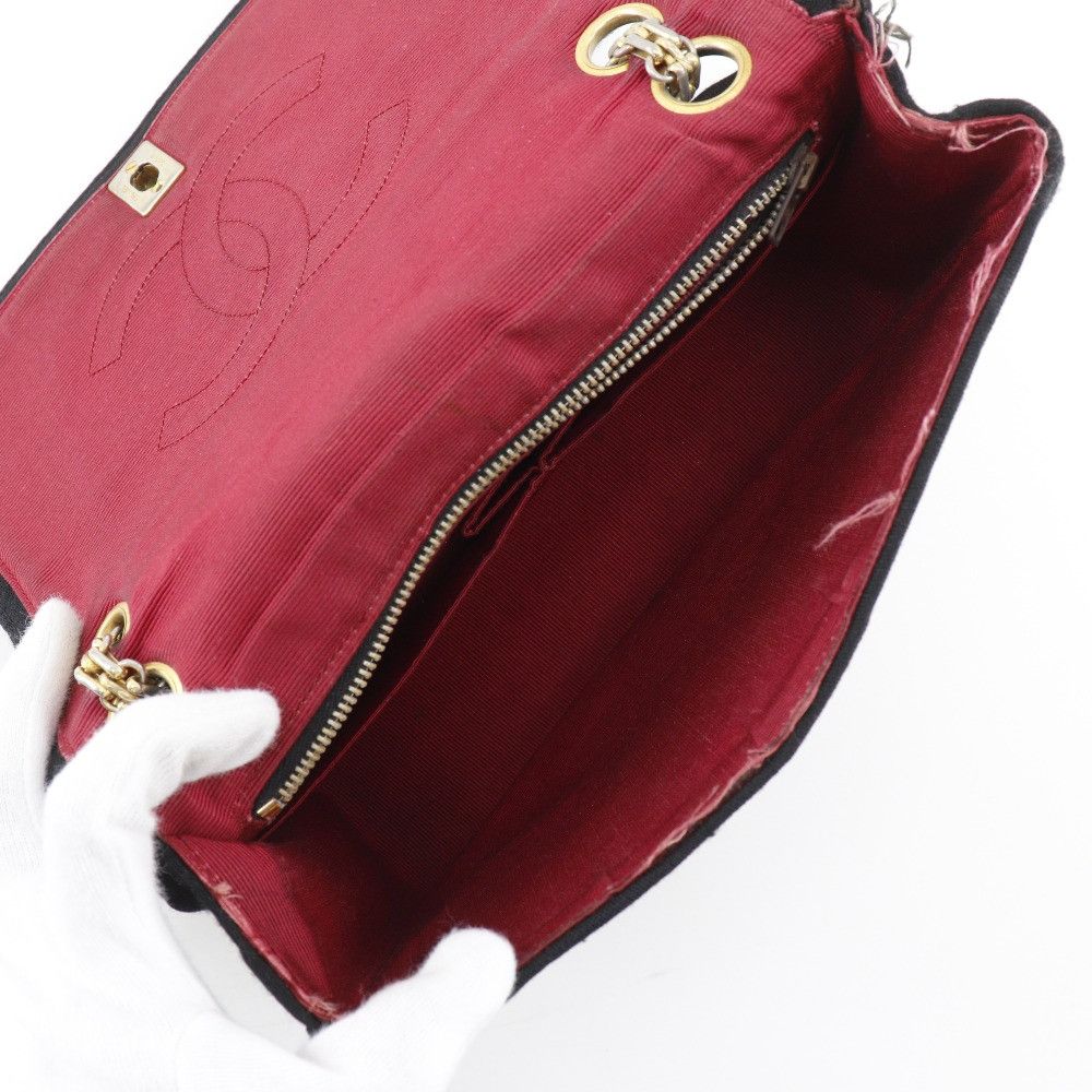 Chanel Chanel Chanel Matelasse Cotton Shoulder Bag Textile Shoulder Bag DUTY FREE for USA Size ONE SIZE - 5 Thumbnail
